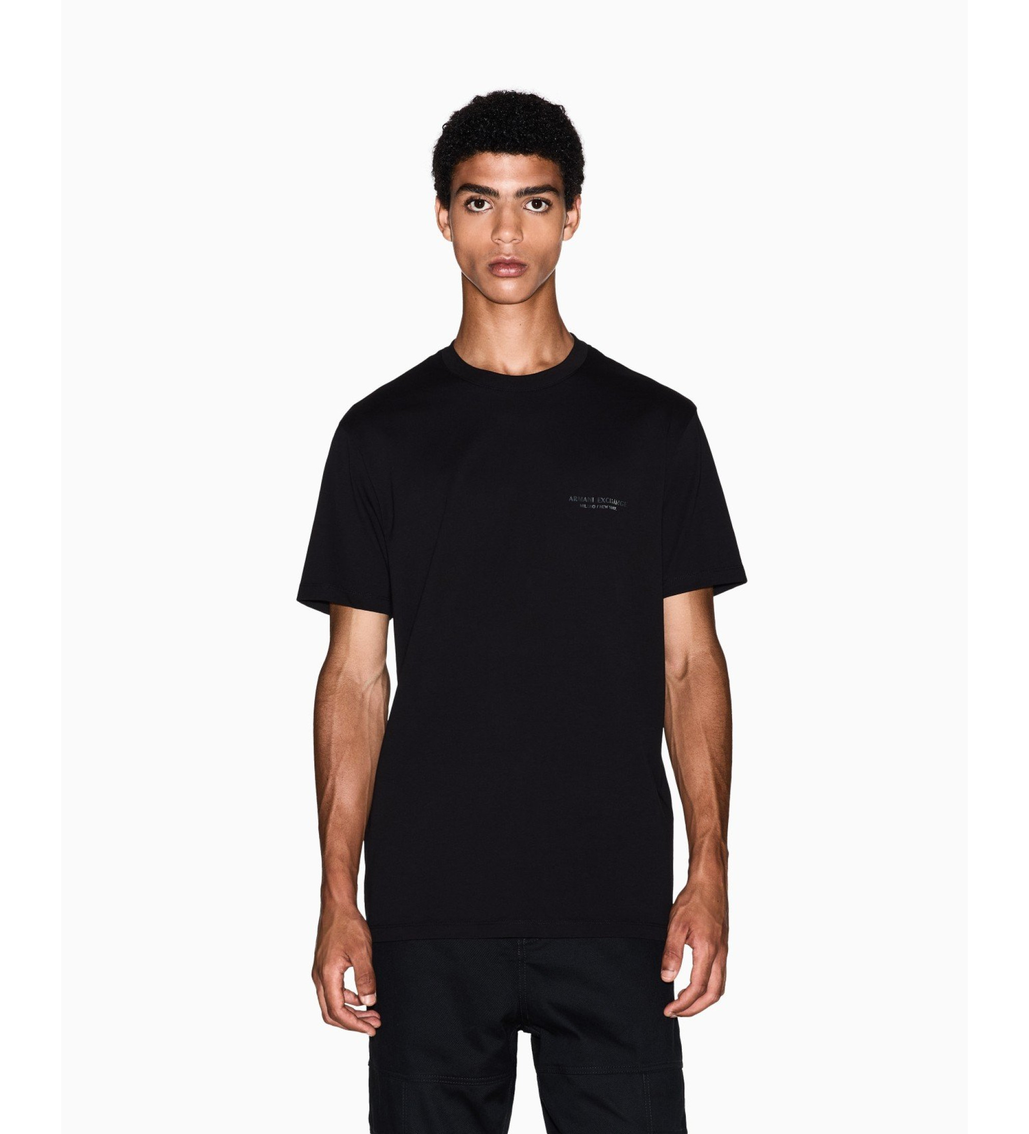 A|X Armani Exchange für Herren. XM001281AF10361UC001 Daily T-shirt schwarz (M), Lässig, Baumwolle, Kurzarm