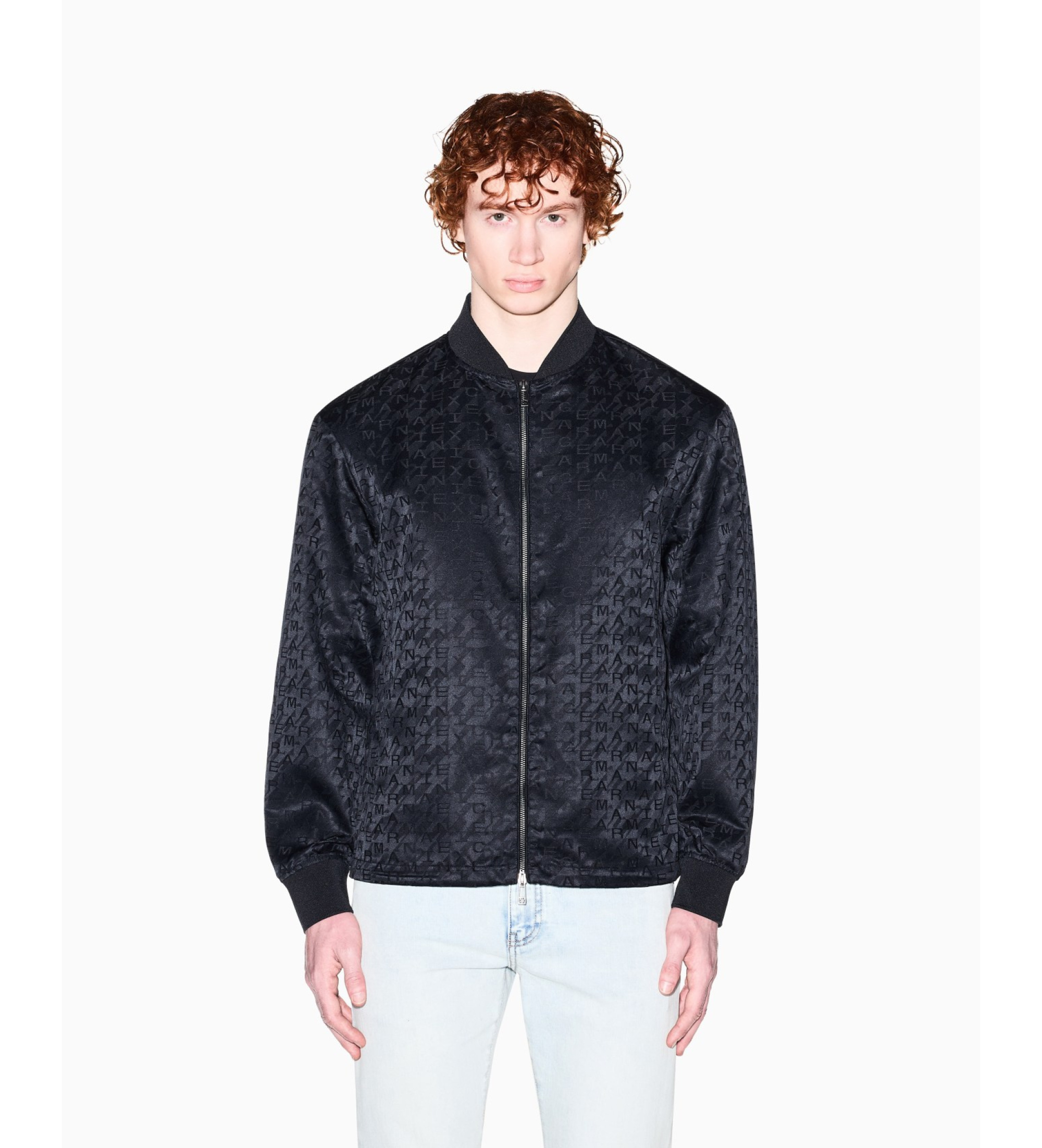 A|X Armani Exchange für Herren. XM002239AF22864UB101 Navy Design Jacke (L), Lässig, Polyester, Marine