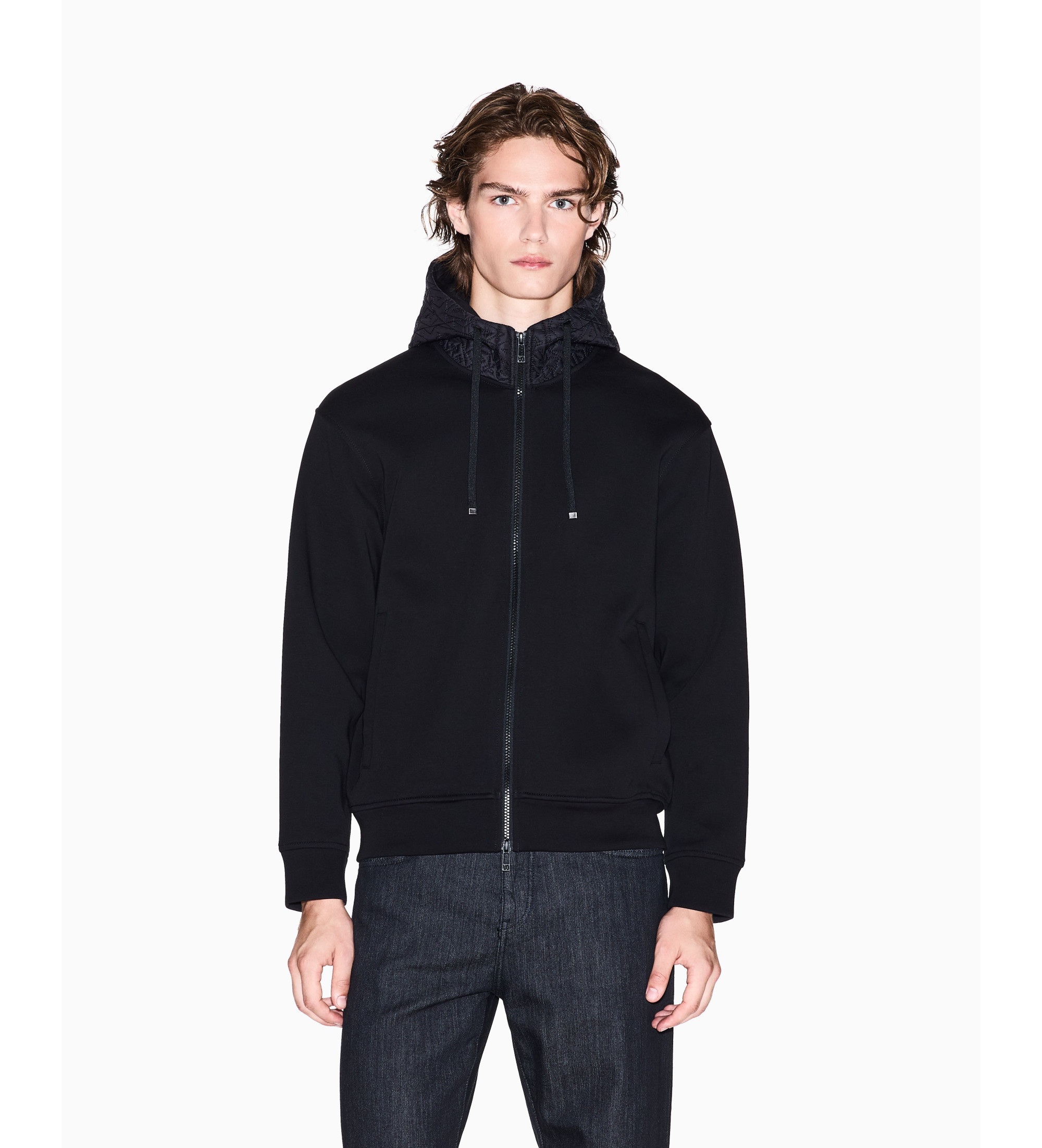A|X Armani Exchange für Herren. XM001891AF10818UC001 Jacke Zipper schwarz (XXL), Lässig, Baumwolle