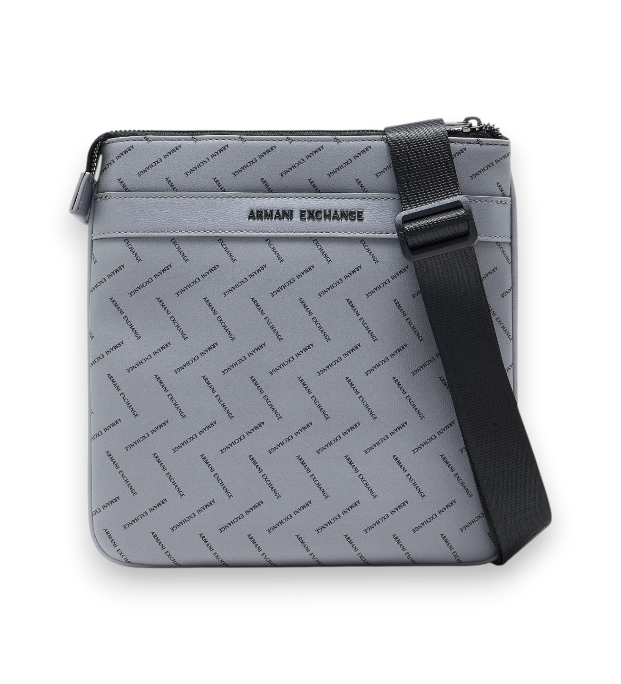 A|X Armani Exchange für Herren. XM002597AF22654M8019 Lässige graue Umhängetasche (OSFA), Polyester