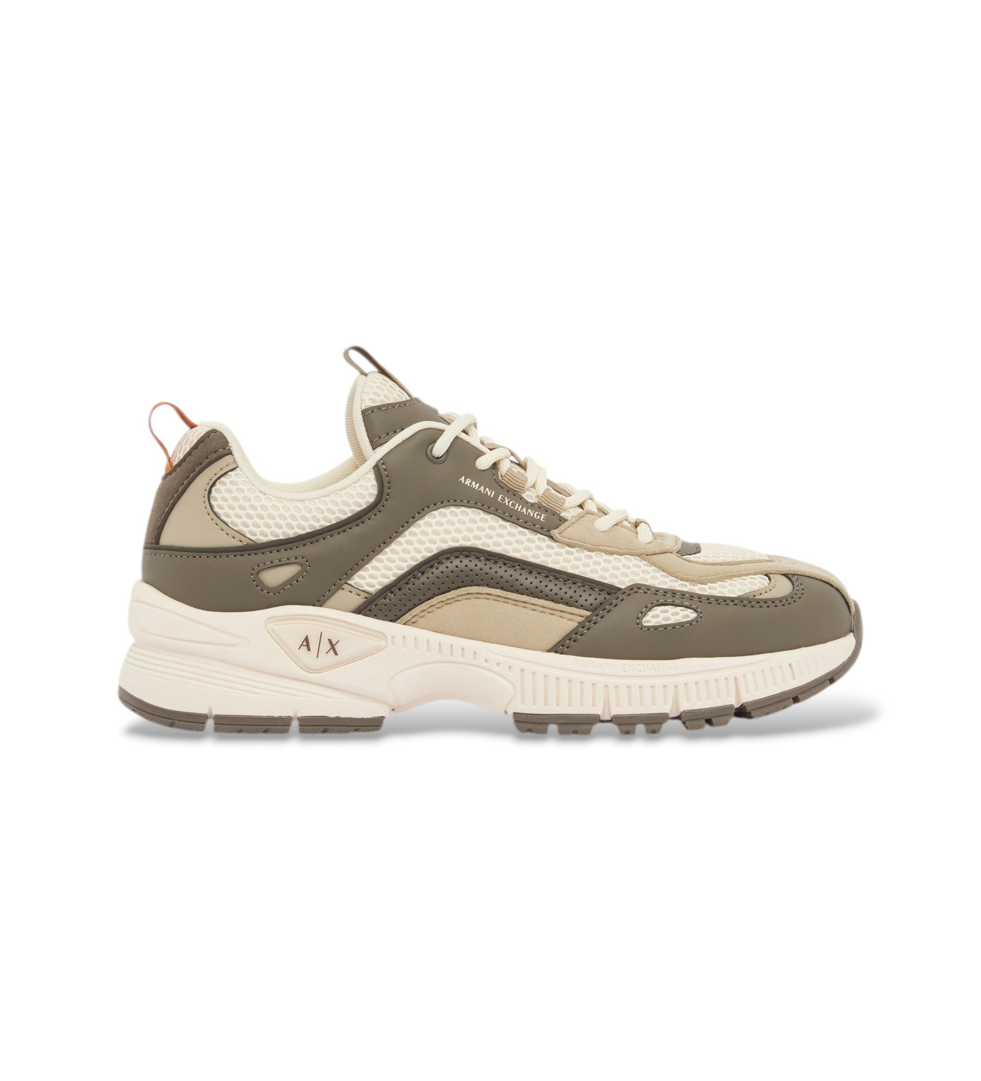 A|X Armani Exchange für Herren. XM002623AF22829M6265 Turnschuhe Gemischt braun (45), Wohnung, Schnürsenkel, Lässig