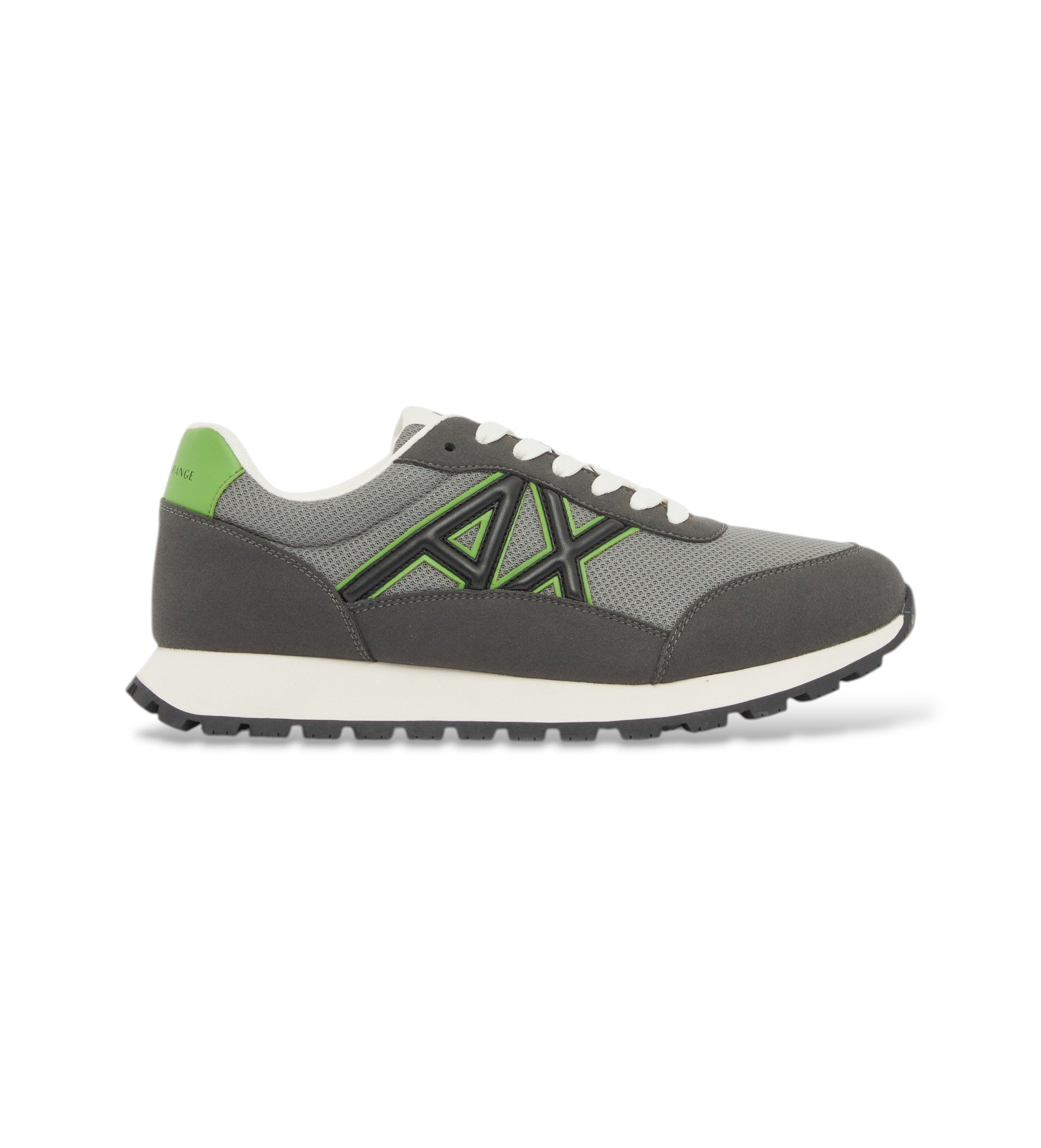 A|X Armani Exchange für Herren. XM001960AF19388MZ756 Turnschuhe Ax grün (41), Wohnung, Schnürsenkel, Lässig
