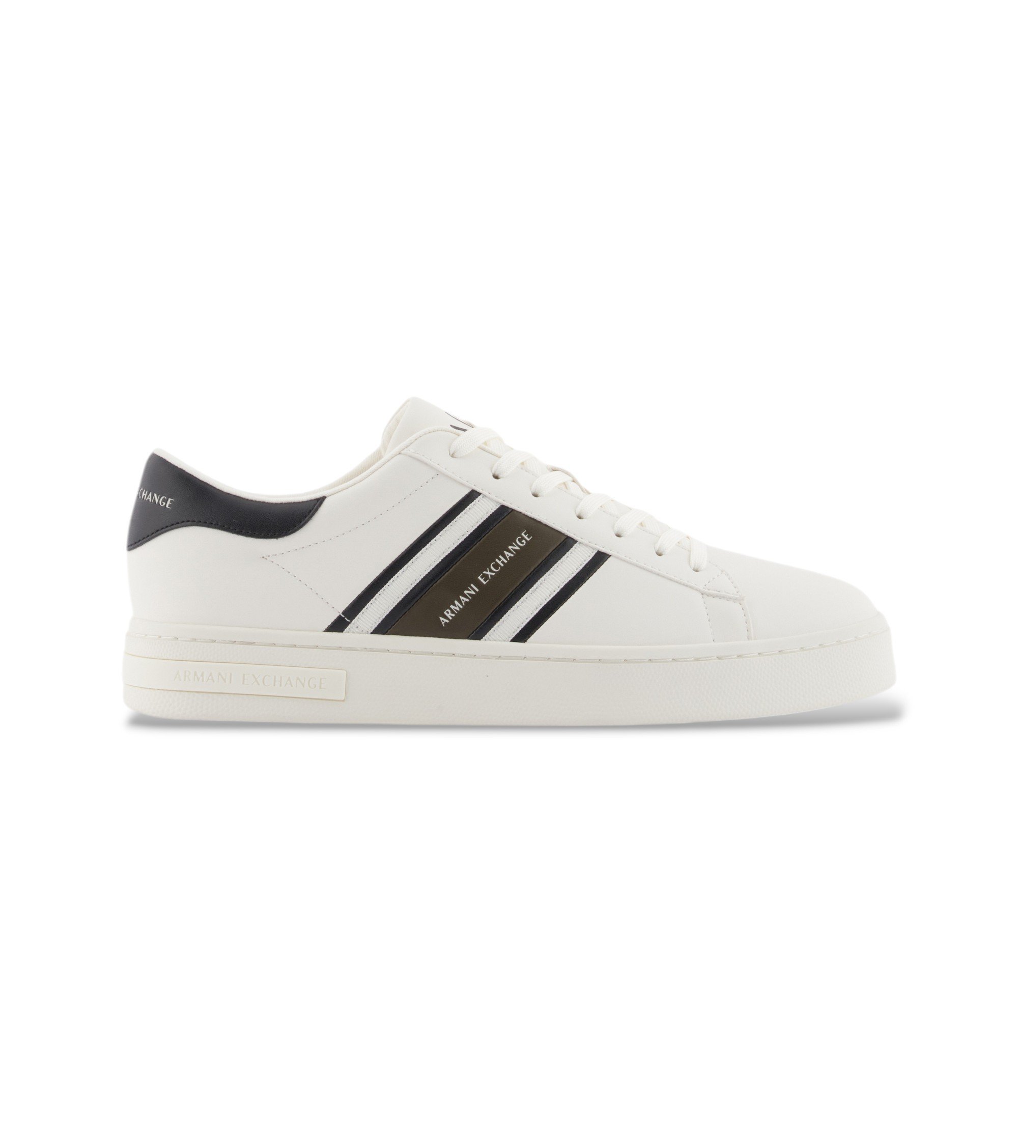 A|X Armani Exchange für Herren. XM002198AF21421MZ439 Turnschuhe Off-white Design (46), Weiß, Wohnung, Schnürsenkel, Lässig