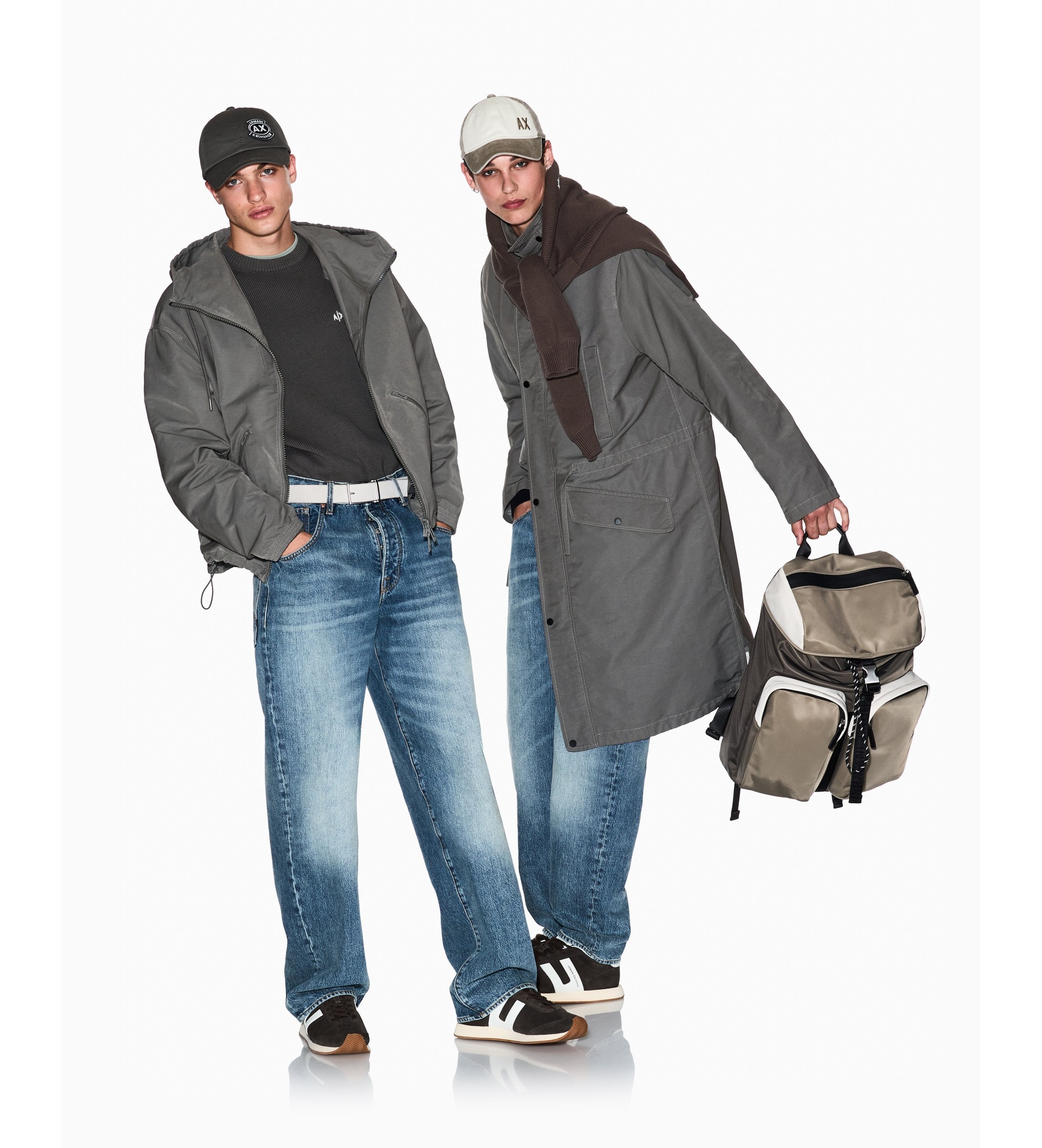 A|X Armani Exchange für Herren. XM000076AF24441MB001 5-Pocket-Hose Hose blau (34), Lässig, Baumwolle