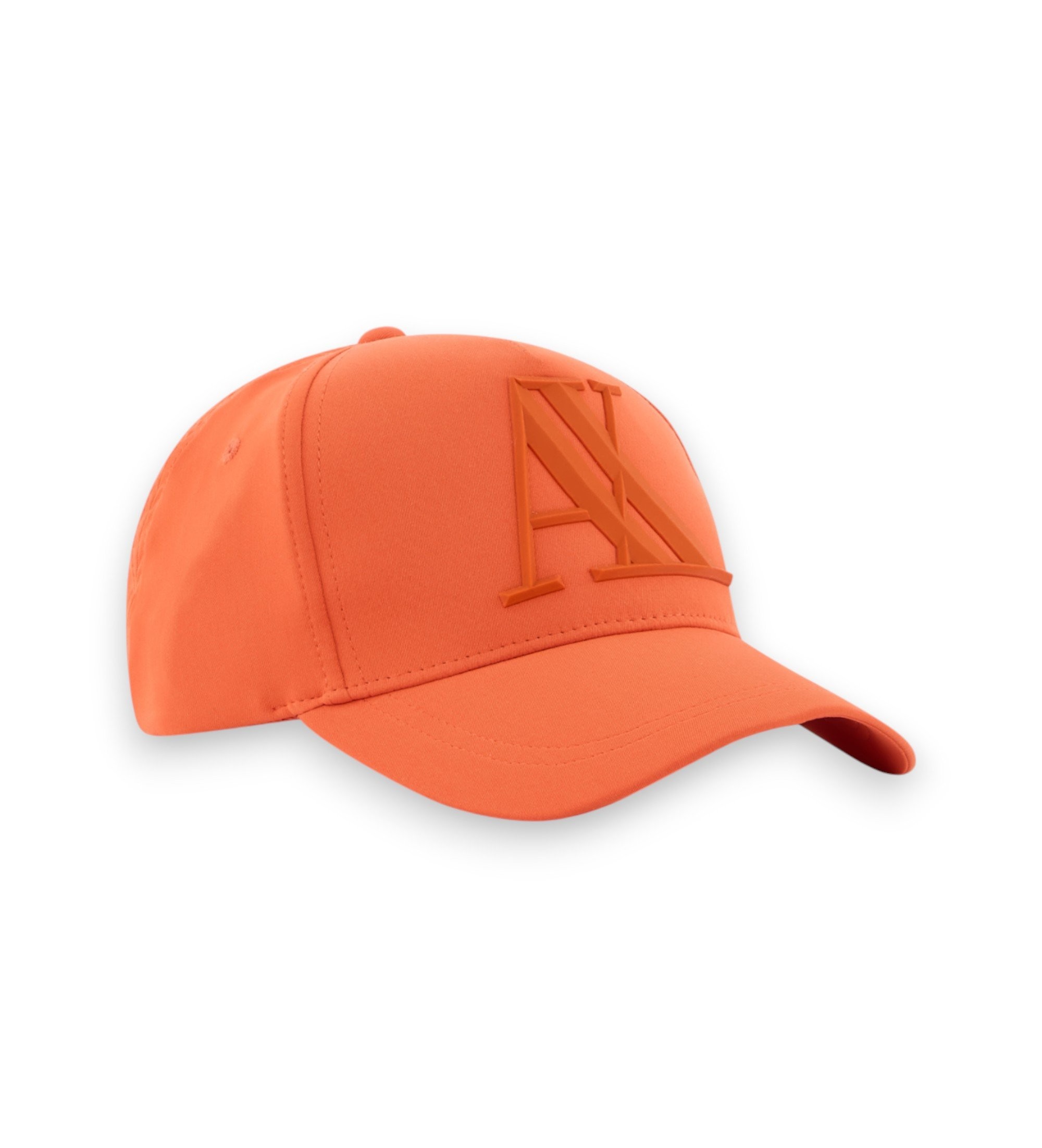 A|X Armani Exchange für Herren. 954079CC518U3040 Saubere orangefarbene Kappe (OSFA), Lässig, Polyester