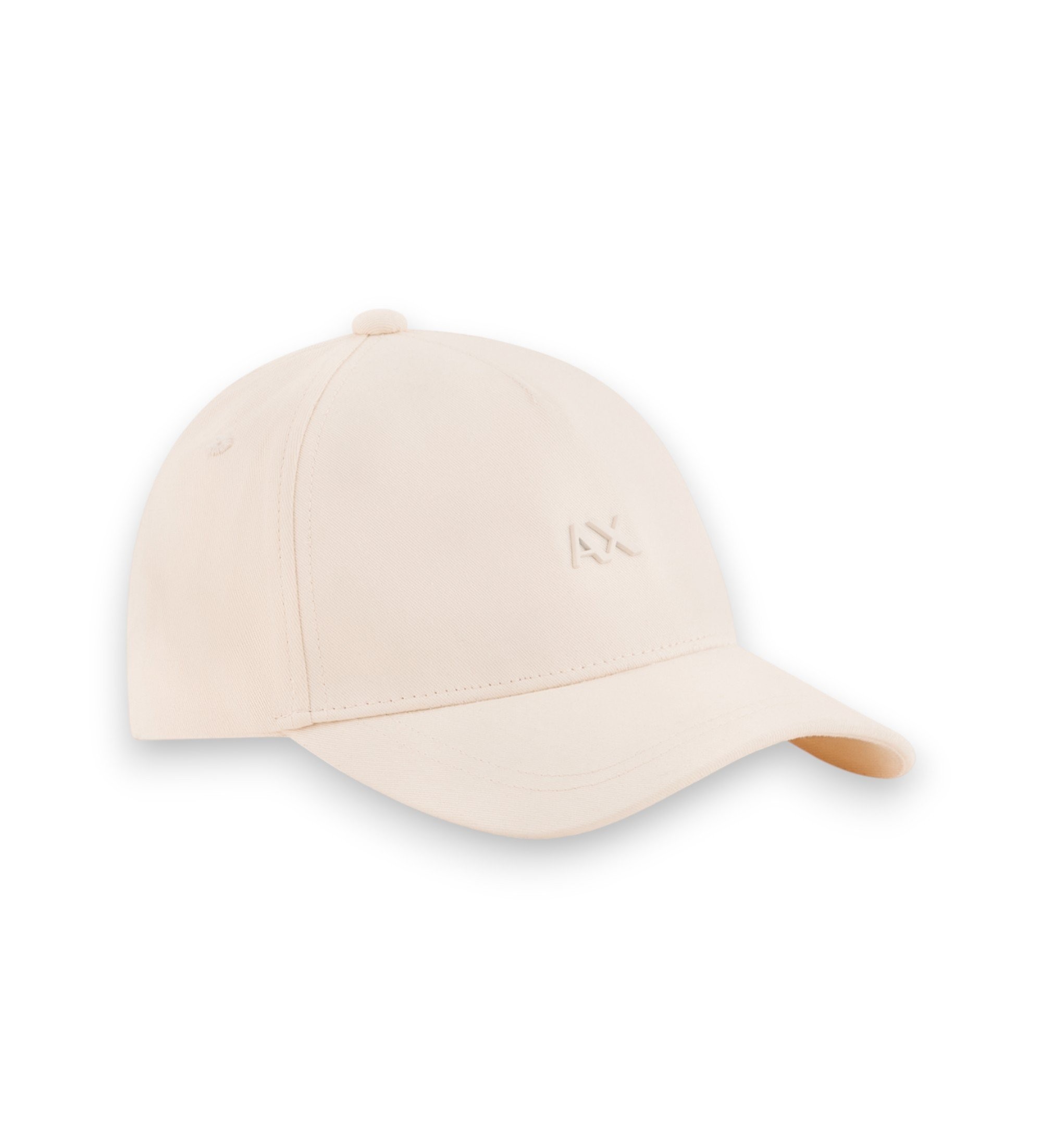 A|X Armani Exchange für Damen. XW001886AF15502U1003 Kappe aus Baumwoll-Twill mit beigem Logo (OSFA), Lässig, Baumwolle