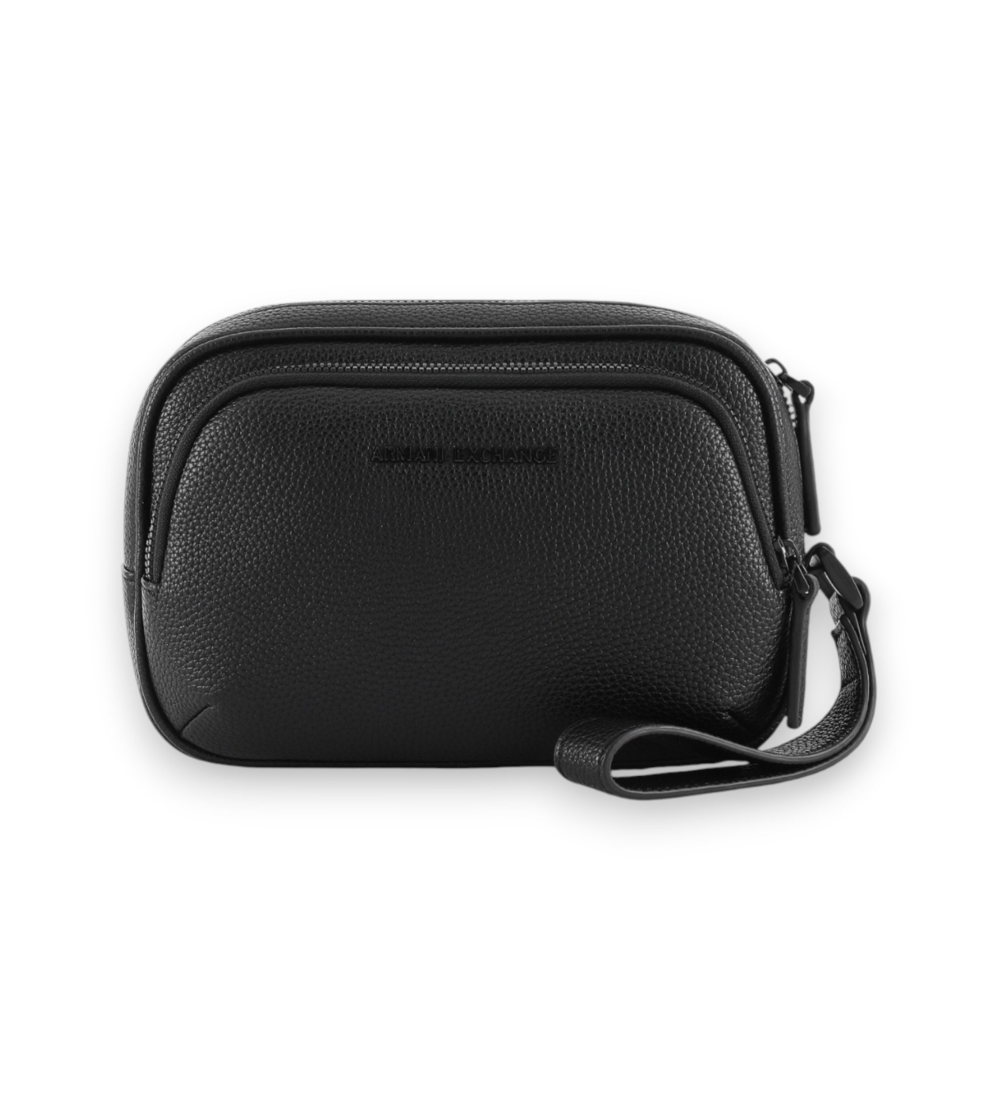 A|X Armani Exchange für Herren. XM002034AF19929UC001 Kulturbeutel Sober schwarz (OSFA), Lässig, Polyester