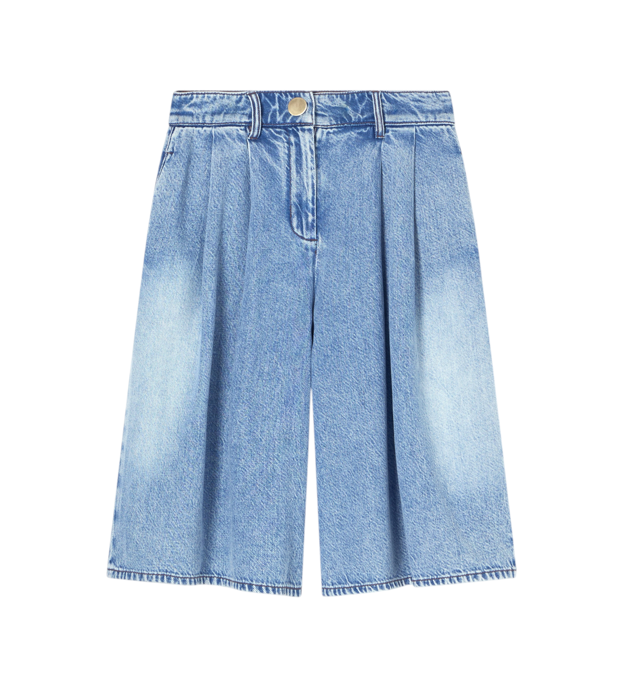 A|X Armani Exchange für Damen. XW002266AF21338MB001 Lyocell-Bermudas blau (S), Lässig, Baumwolle, Denim