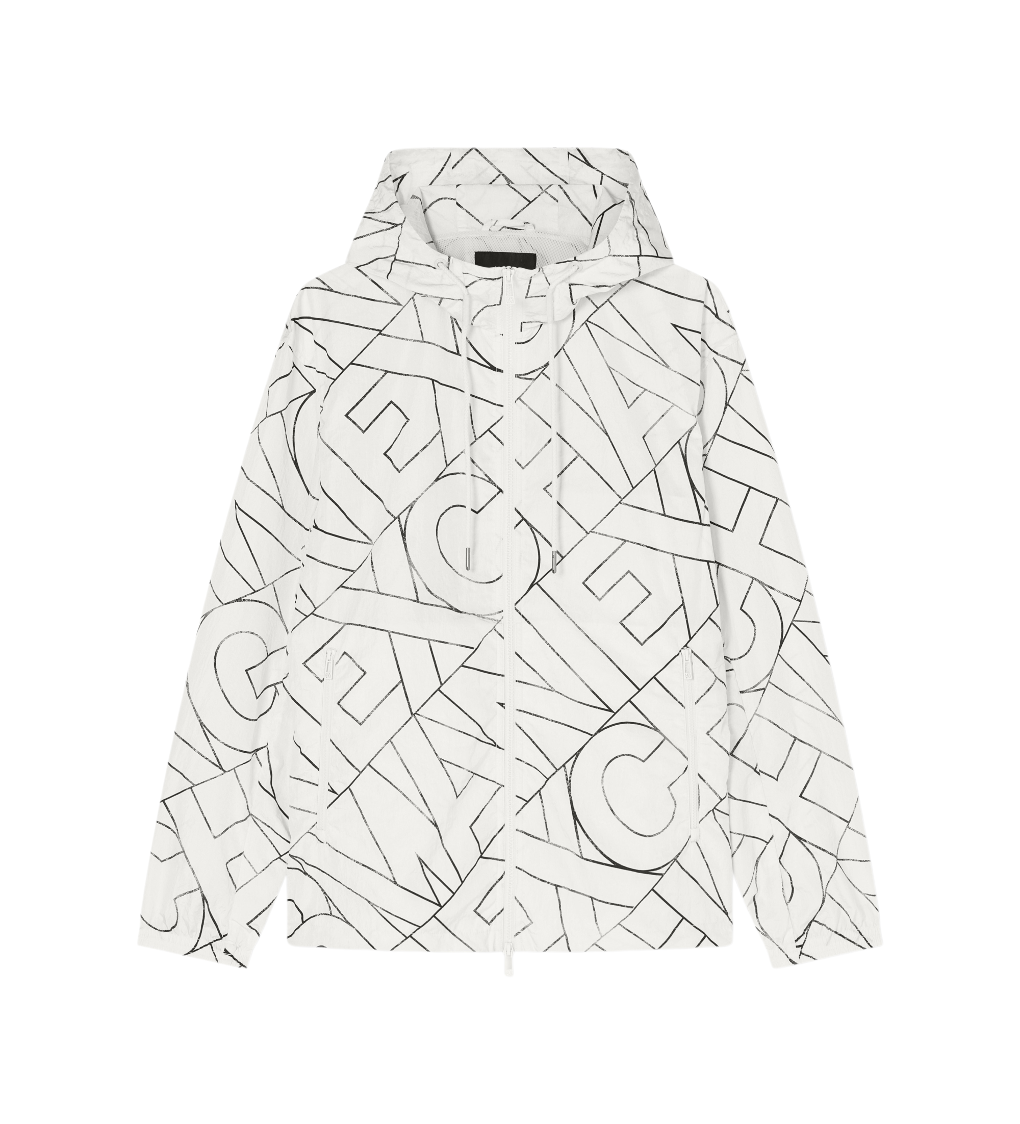 A|X Armani Exchange für Herren. XM002795AF15075F1173 Windjacke weiß (S), Lässig, Polyamid