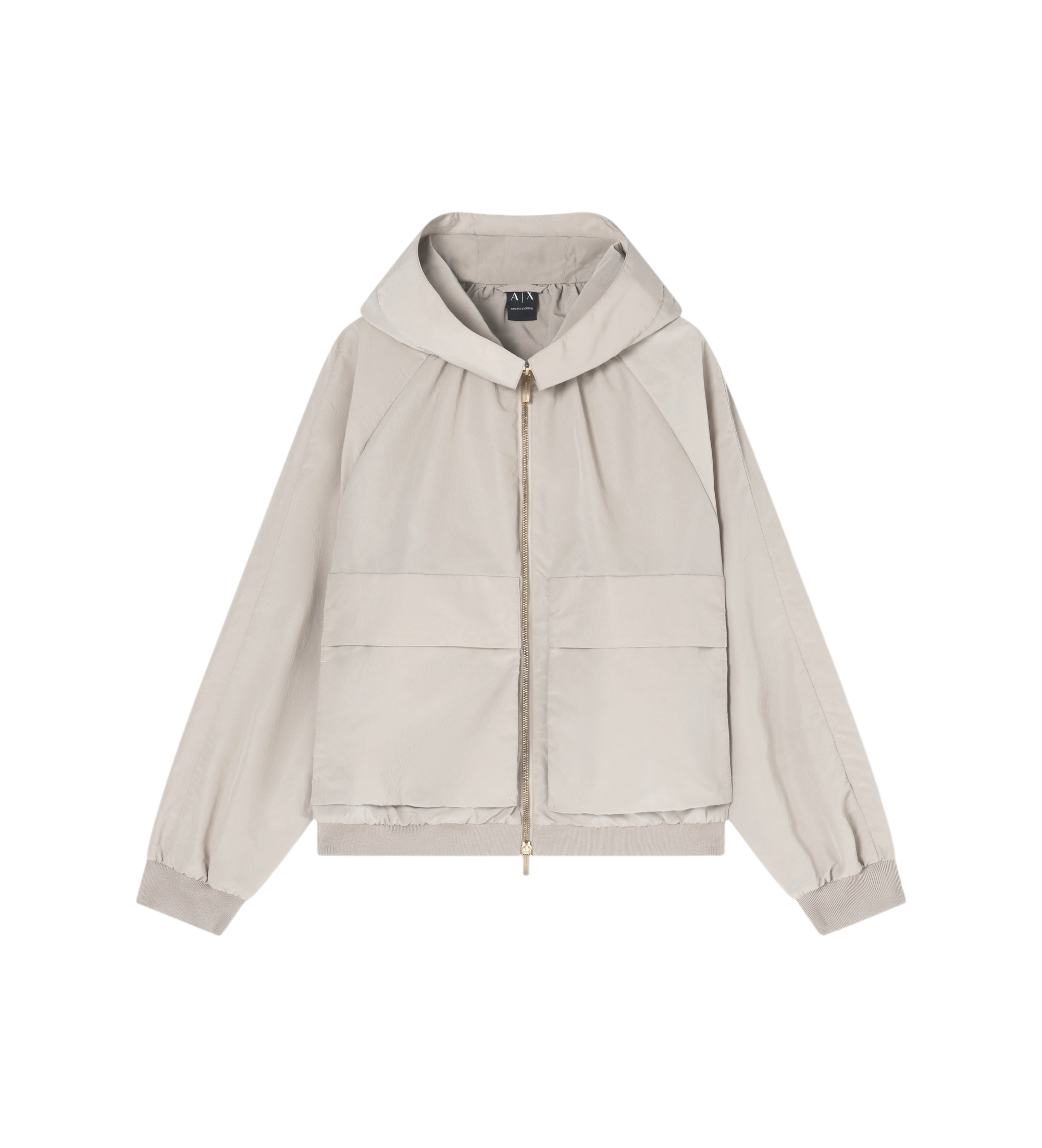 A|X Armani Exchange für Damen. XW001932AF21526U6223 Leichter Windbreaker beige (M), Lässig, Polyester