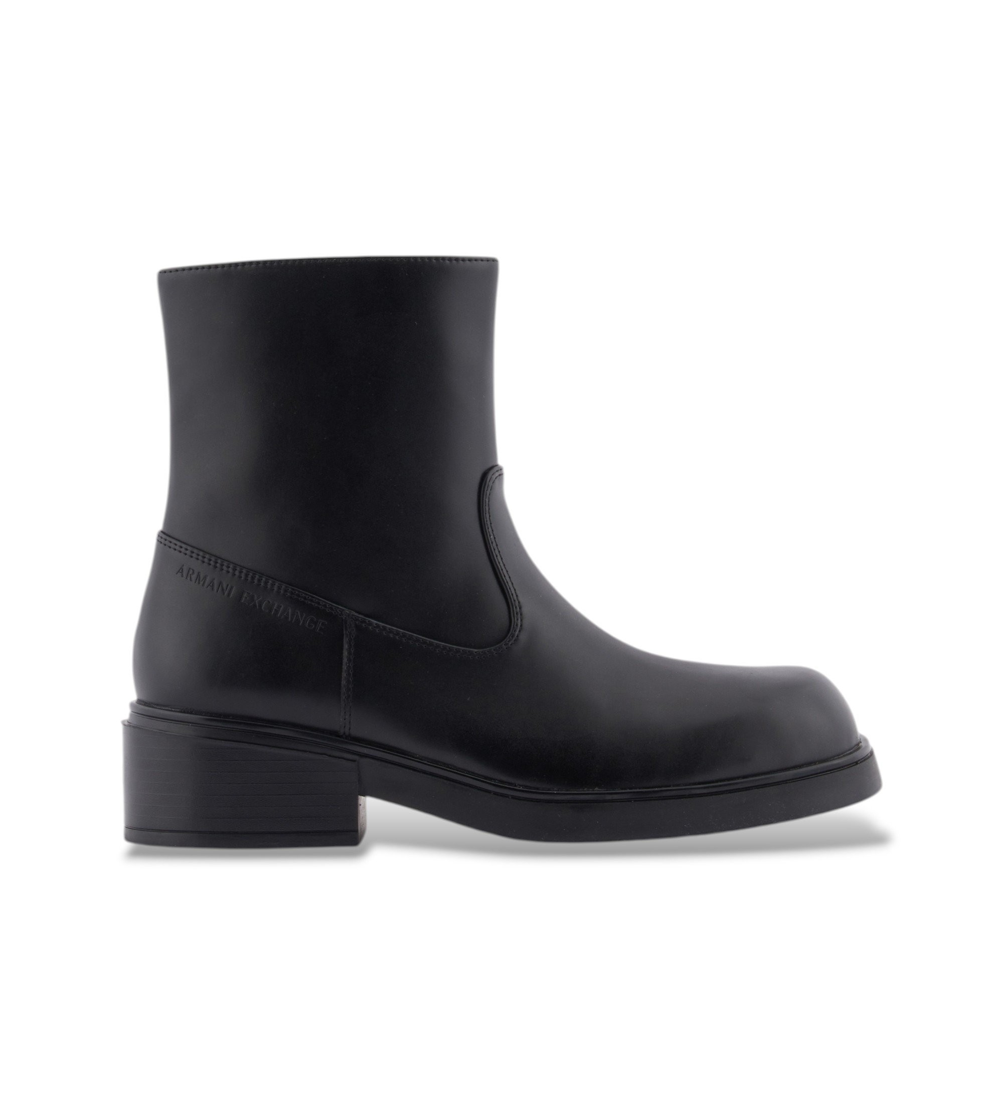 A|X Armani Exchange für Damen. XW002209AF17474UC001 Booties Modern schwarz (38.5), Wohnung, Reißverschluss, Lässig