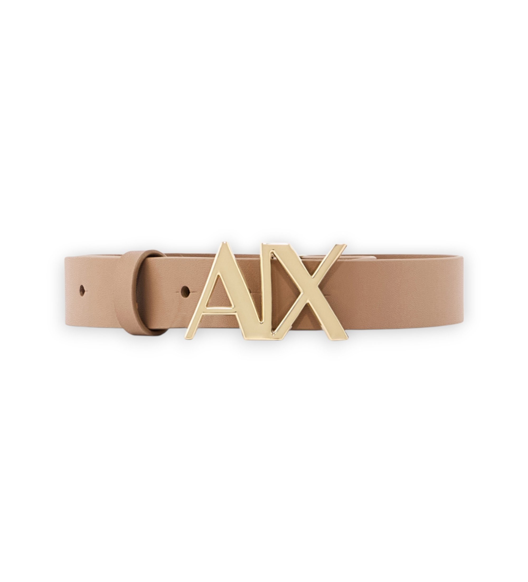 A|X Armani Exchange für Damen. 941125CC719U6299 Brauner Logo-Gürtel (75cm), Lässig, Leder