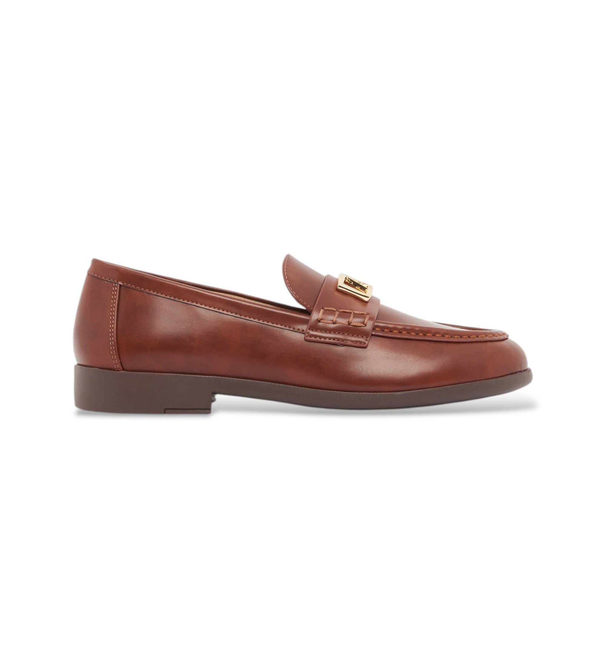 A|X Armani Exchange für Damen. XW002579AF17474U6123 Braun Elegante Mokassins (40), Wohnung, 1 bis 3 cm, Keine, Lässig