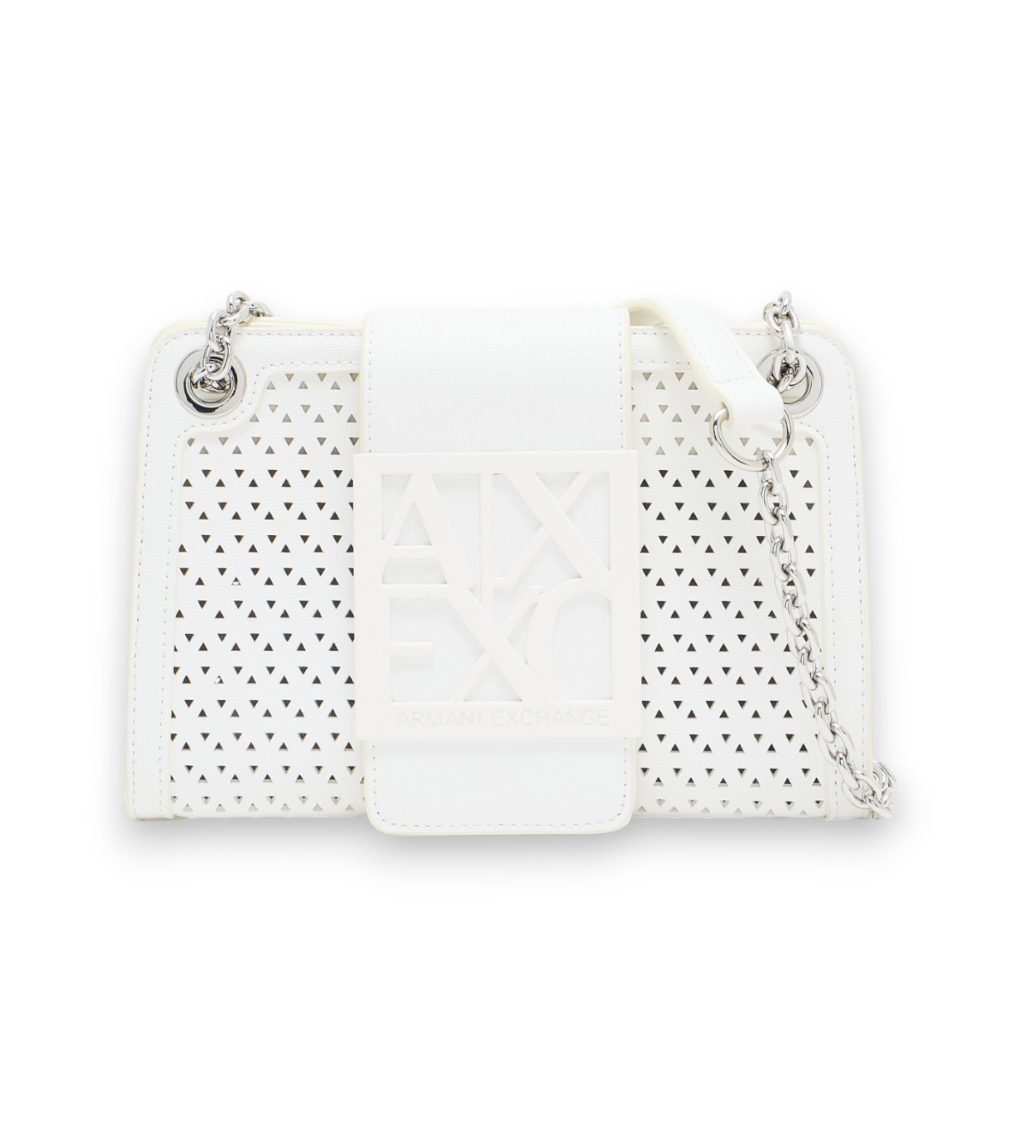 A|X Armani Exchange für Damen. XW000281AF22626U0011 Weiße Mini-Handtasche (OSFA), Lässig, Polyurethan