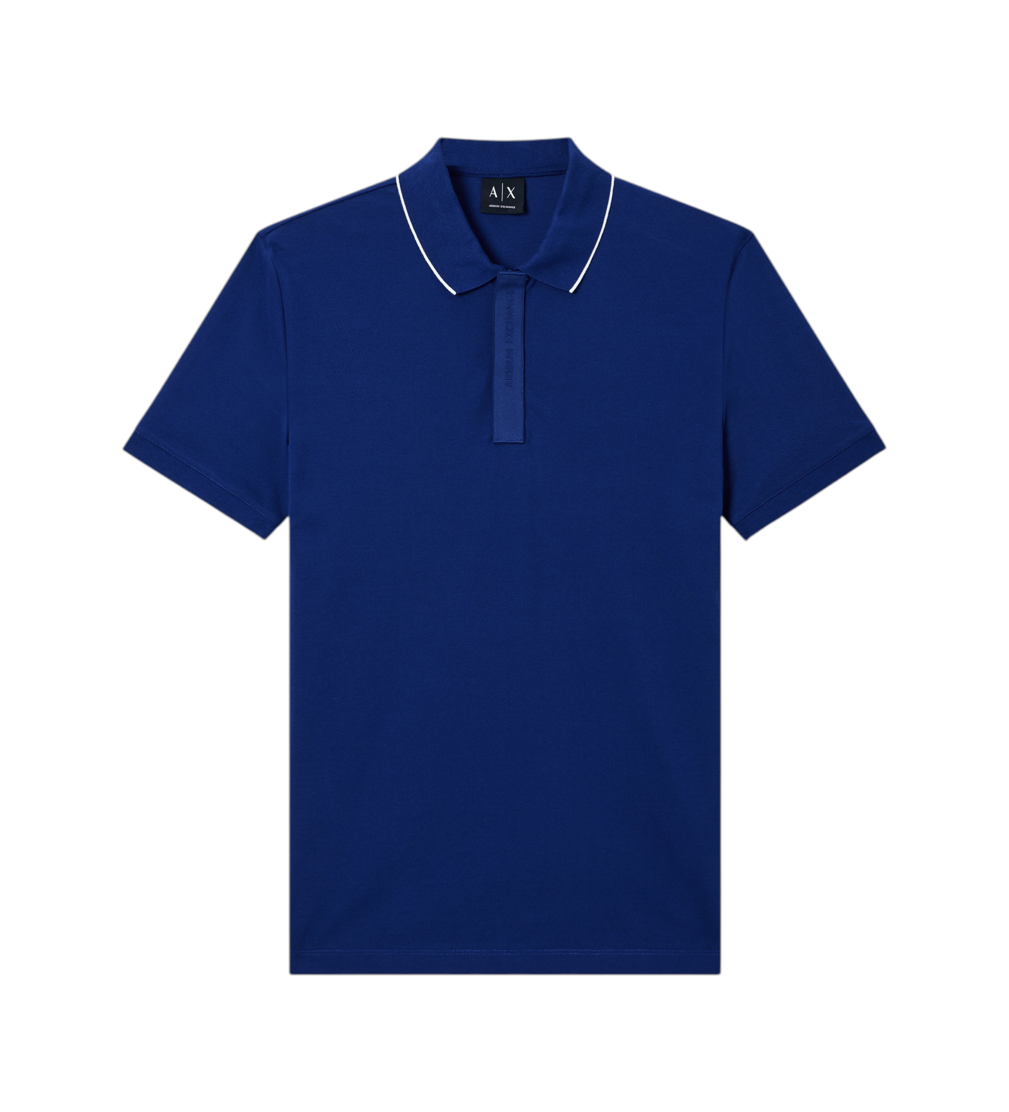 A|X Armani Exchange für Herren. XM001285AF10366UB131 Polohemd bellwether navy (XS), Weiß, Lässig, Baumwolle, Kurzarm, Marine