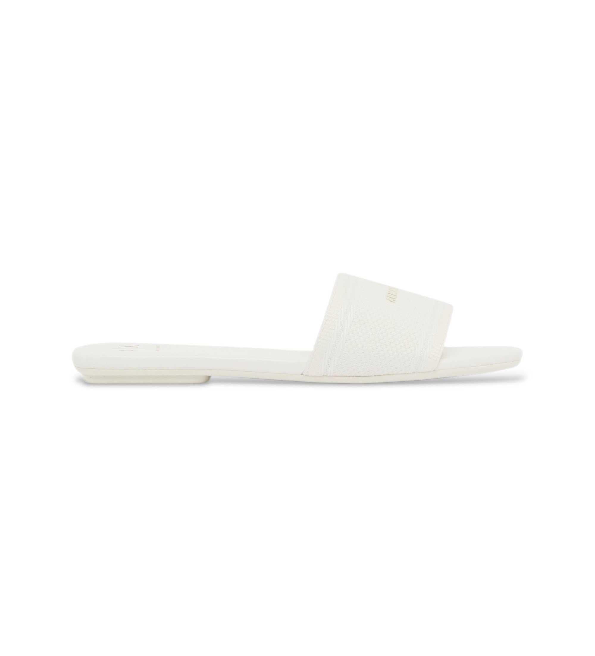A|X Armani Exchange für Damen. XW002569AF22793M0354 Sandalen Renew weiß (39), Wohnung, Keine, Lässig, Synthetisch