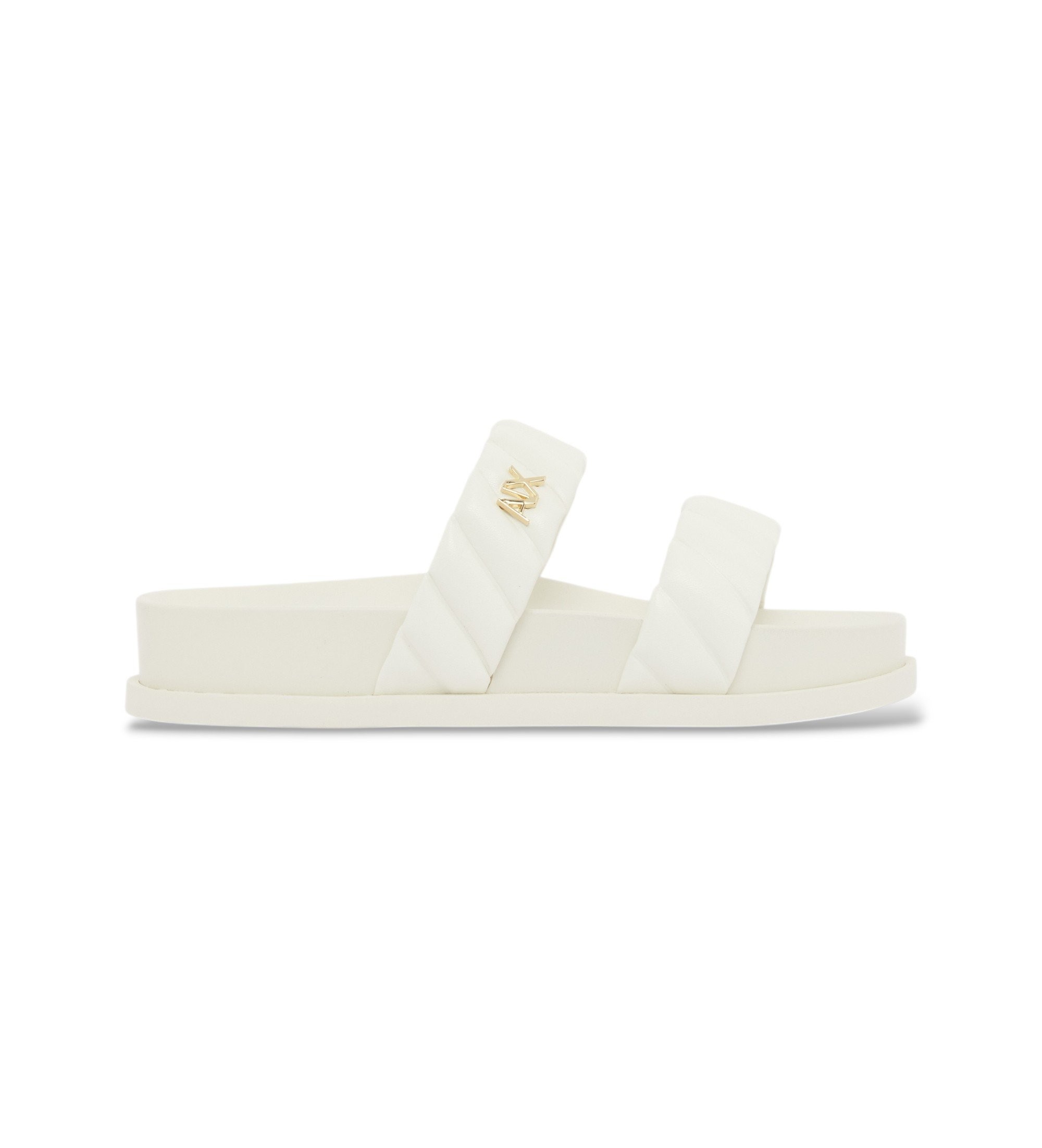 A|X Armani Exchange für Damen. XW002574AF22799U0011 Sandalen Weißes Design (40), Wohnung, Keine, Lässig