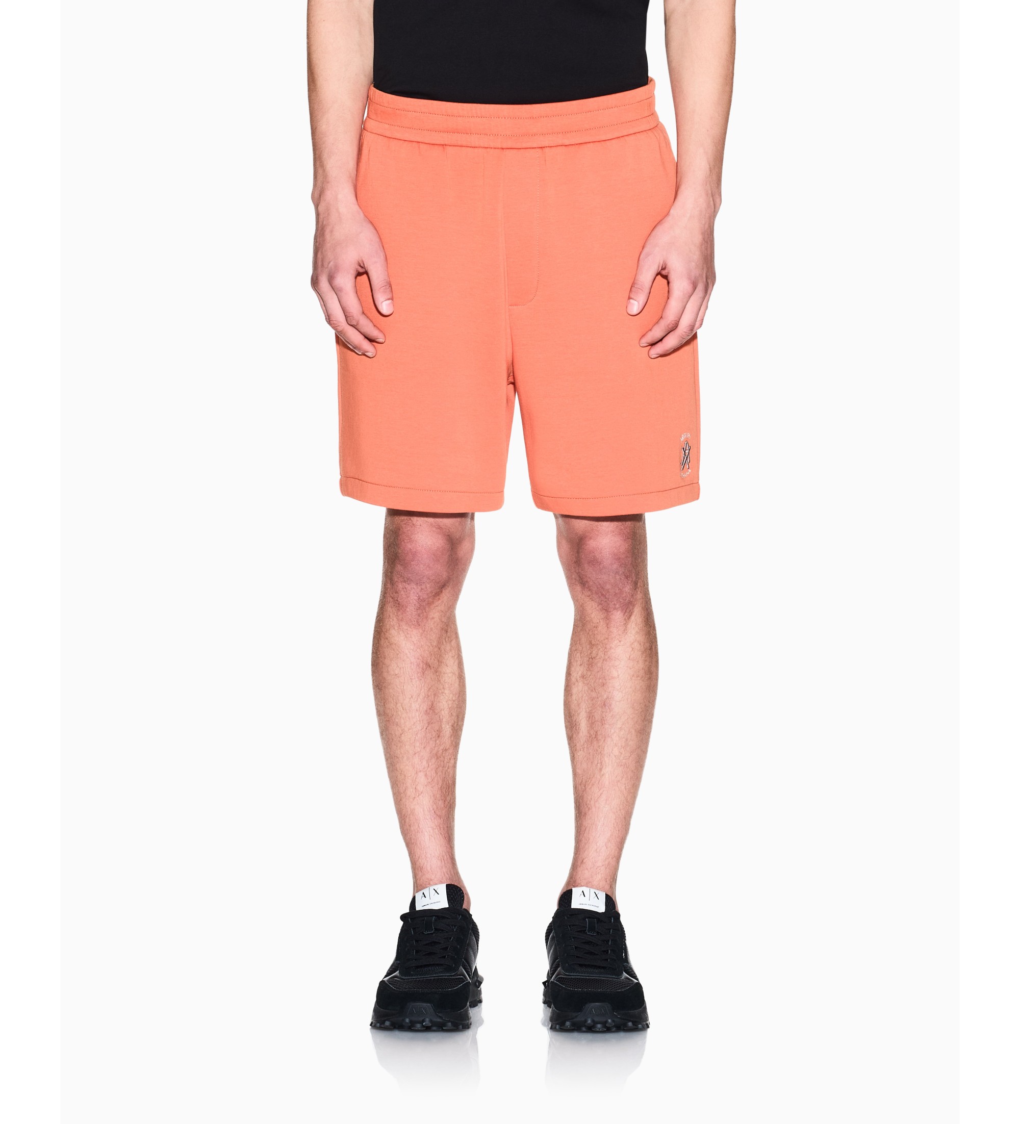 A|X Armani Exchange für Herren. XM001773AF10818U3040 Orangefarbene Freizeitshorts (L), Lässig, Baumwolle