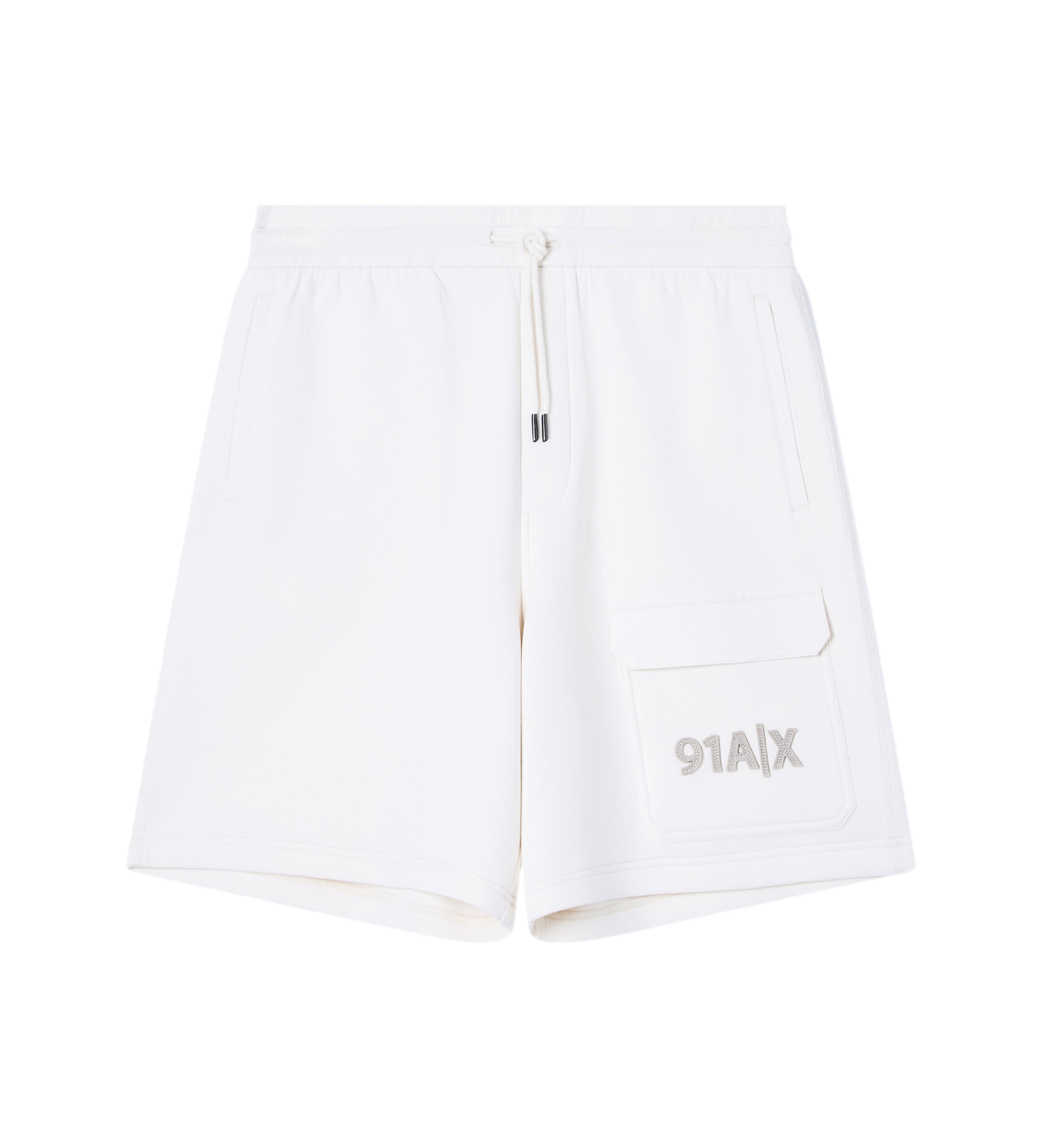 A|X Armani Exchange für Herren. XM002064AF10818U1074 Lässige cremefarbene Shorts (M), Weiß, Beige, Baumwolle