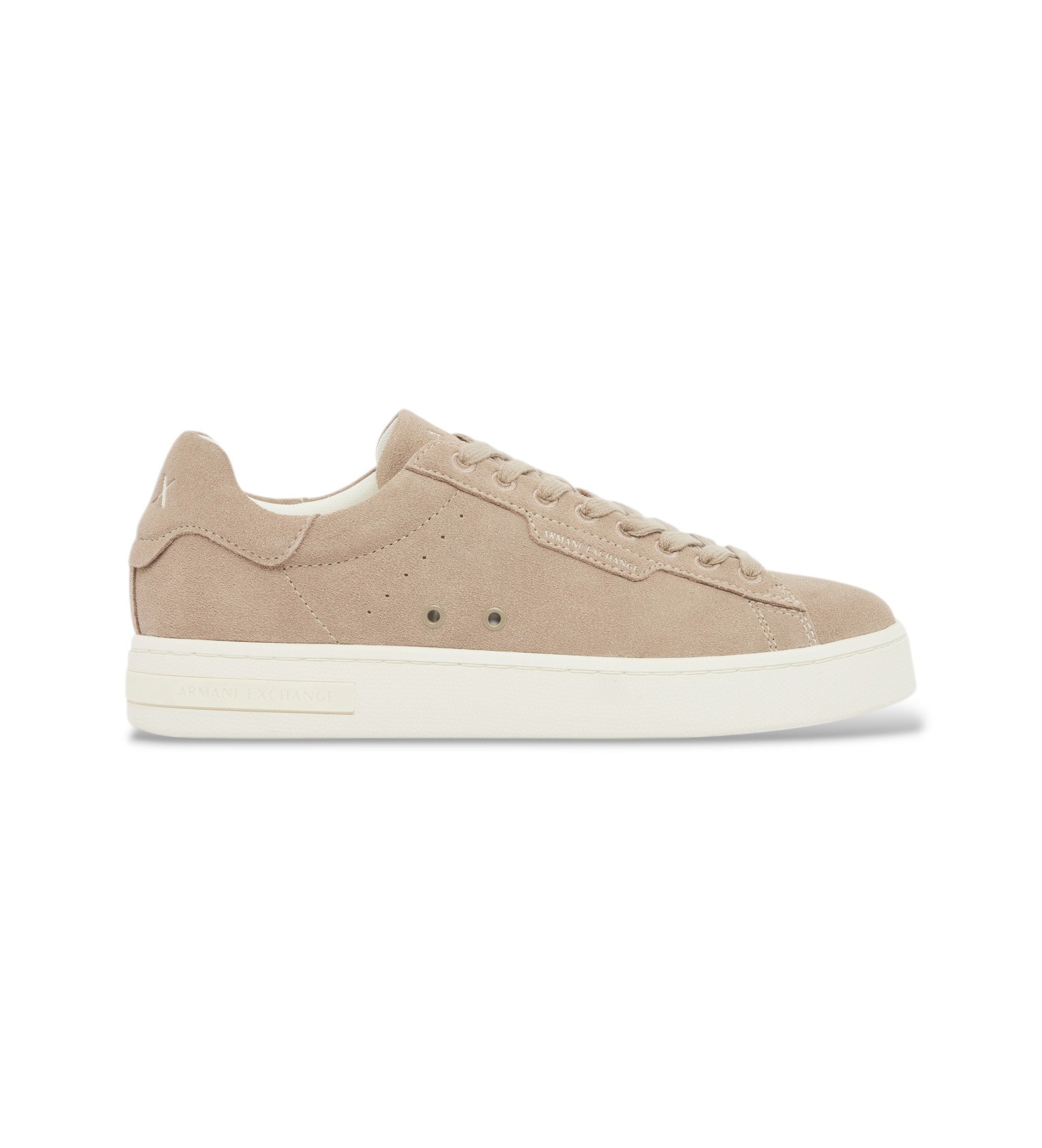 A|X Armani Exchange für Herren. XM002617AF19687Z1030 Weiche Bodenschuhe (45.5), Braun, 3 bis 5 cm, Schnürsenkel, Klassisch