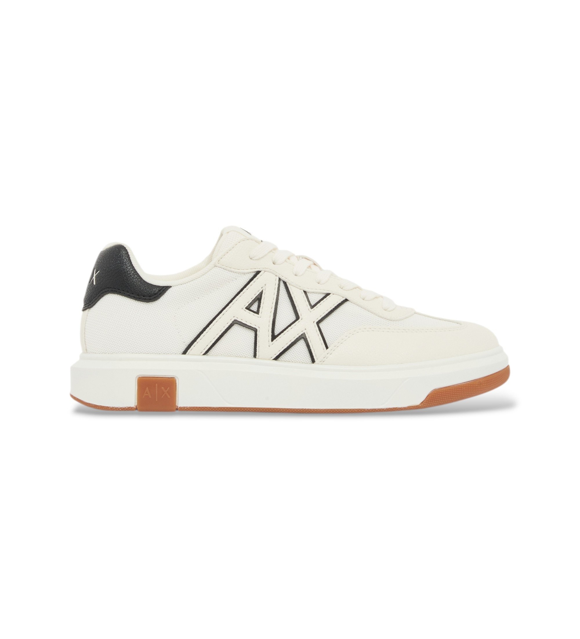 A|X Armani Exchange für Herren. XM002687AF22775M0240 Sportliche Schuhe weiß (42), 3 bis 5 cm, Schnürsenkel, Synthetisch