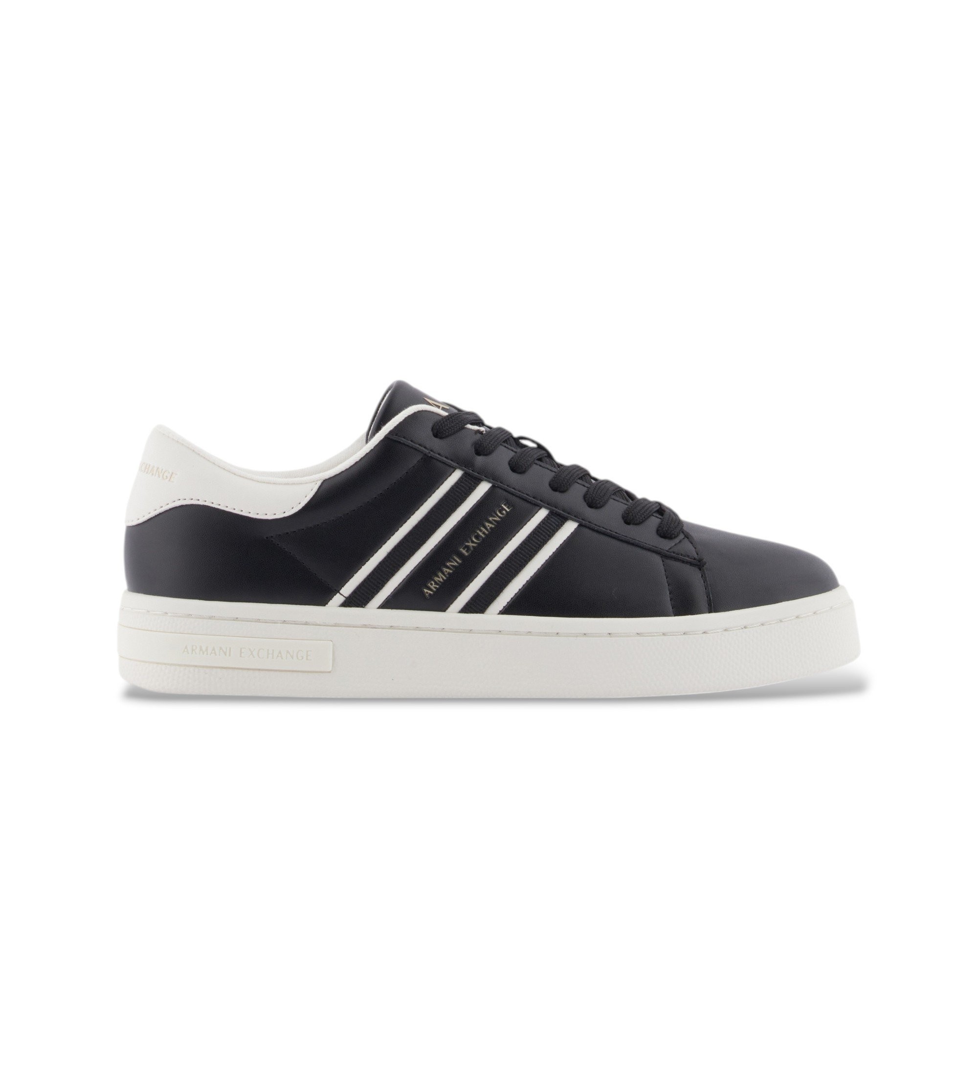 A|X Armani Exchange für Damen. XW002231AF21421MC024 Freizeitschuhe pro schwarz (41), Wohnung, Schnürsenkel, Lässig