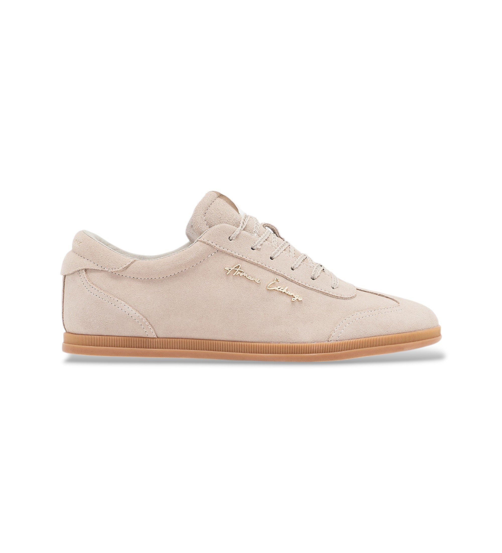 A|X Armani Exchange für Damen. XW002797AF17465U6223 Turnschuhe Essential braun (36), Wohnung, Schnürsenkel, Lässig