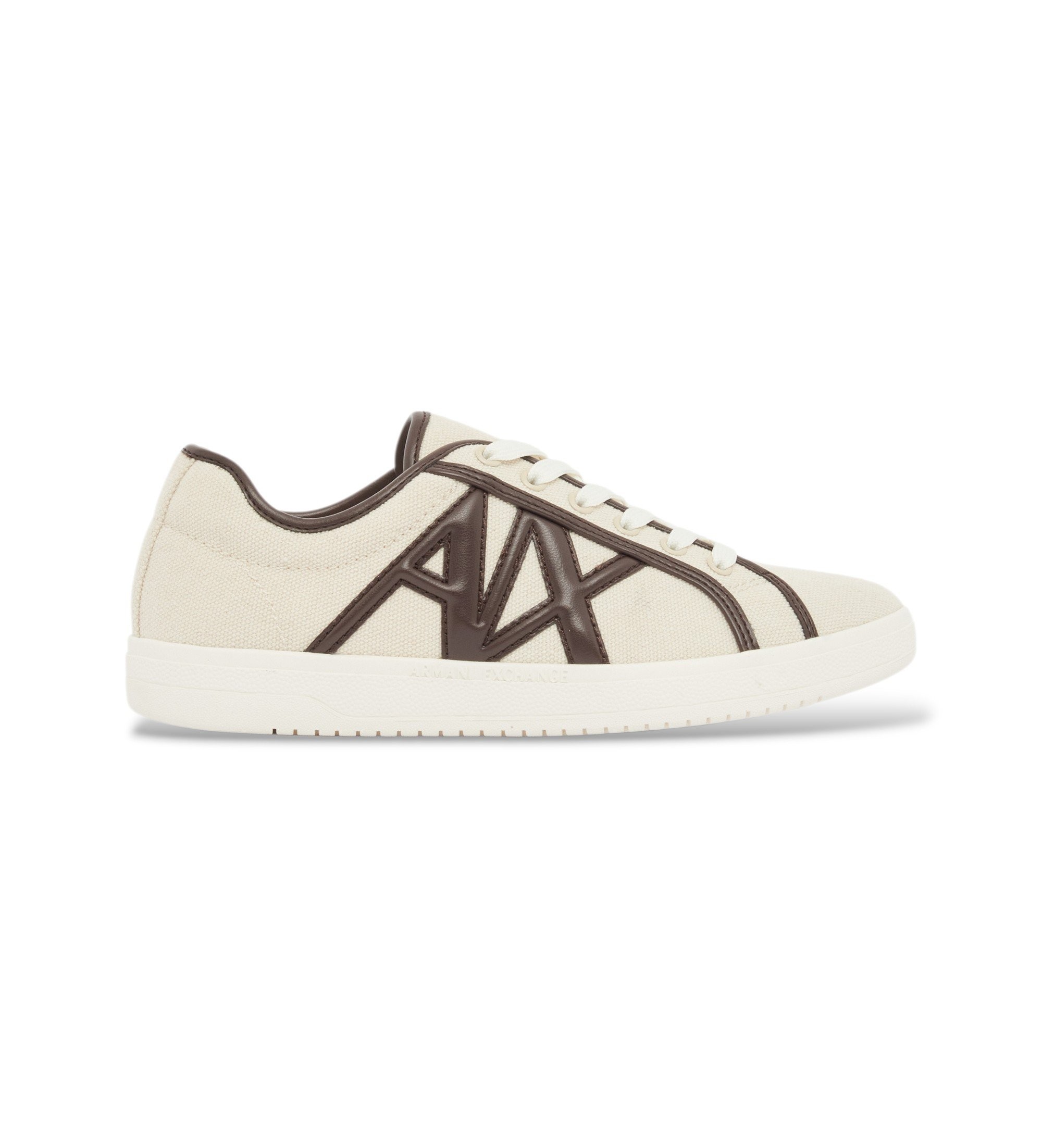 A|X Armani Exchange für Damen. XW002851AF22752MZ732 Turnschuhe Big Logo weiß (40), Wohnung, Schnürsenkel, Lässig