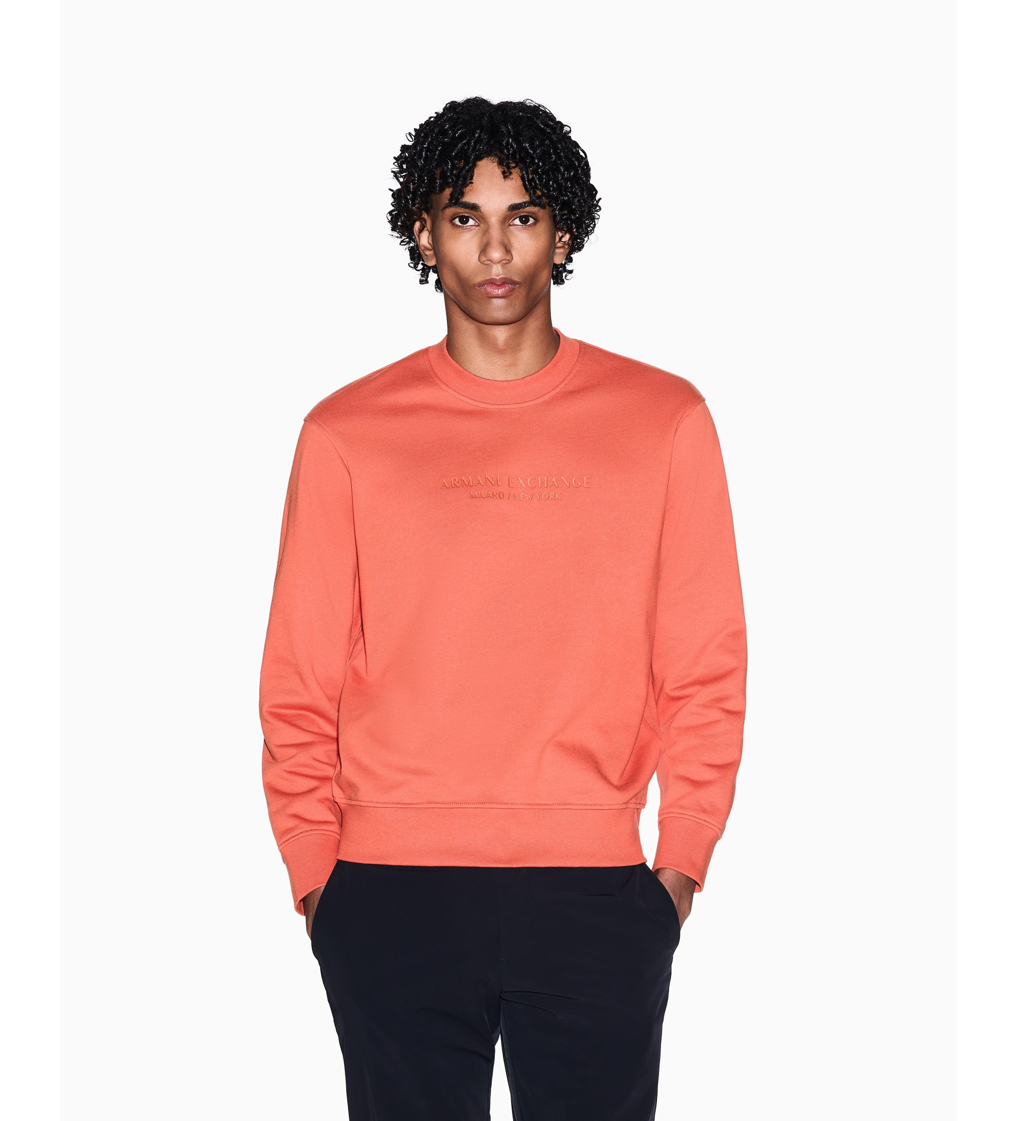 A|X Armani Exchange für Herren. XM001284AF20934U3040 Sweatshirt Sweatshirt orange (XL), Lässig, Baumwolle, Langarm