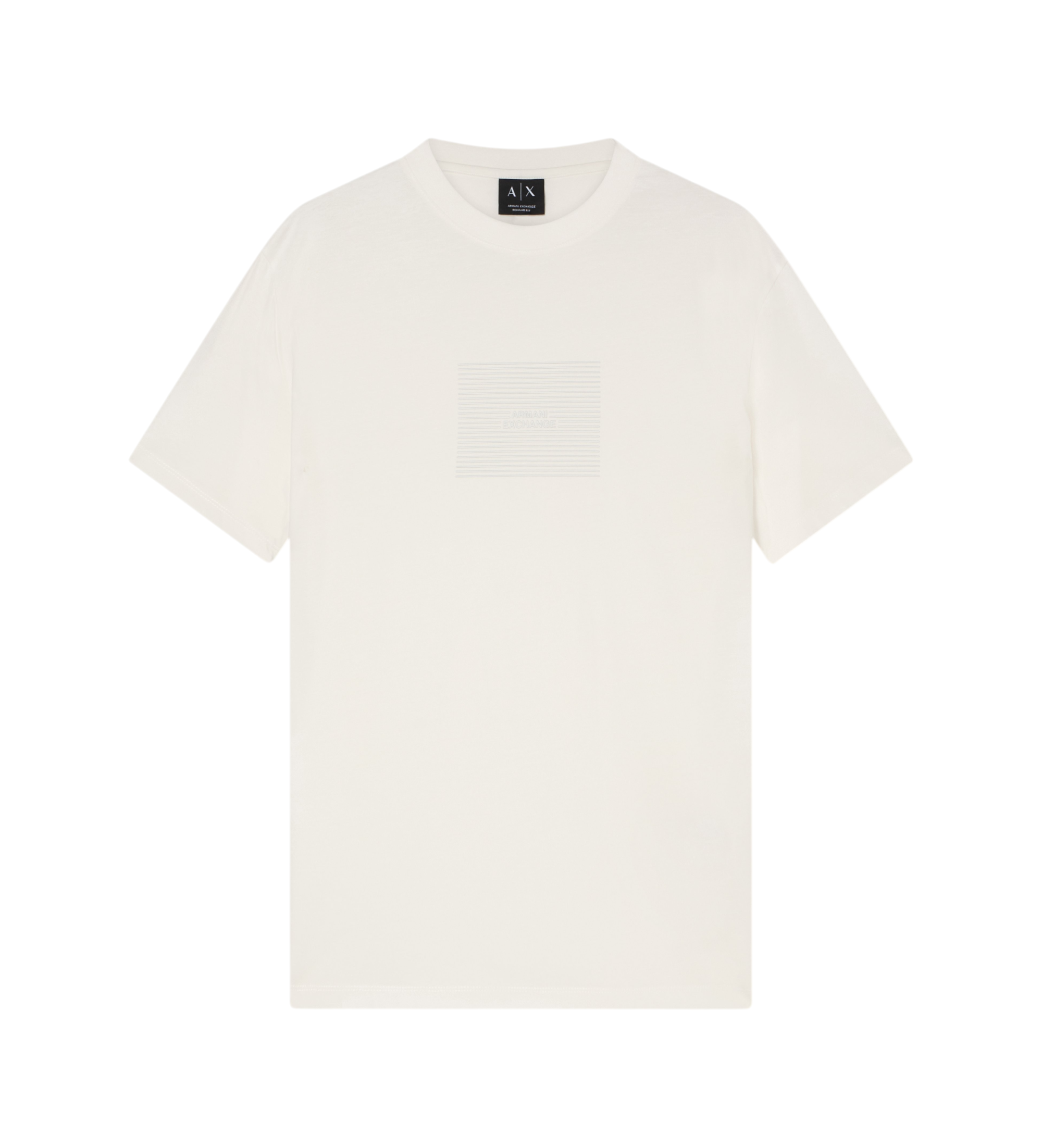 A|X Armani Exchange für Herren. XM002456AF10356U0009 Weißes Freizeit-T-Shirt (M), Lässig, Baumwolle, Kurzarm
