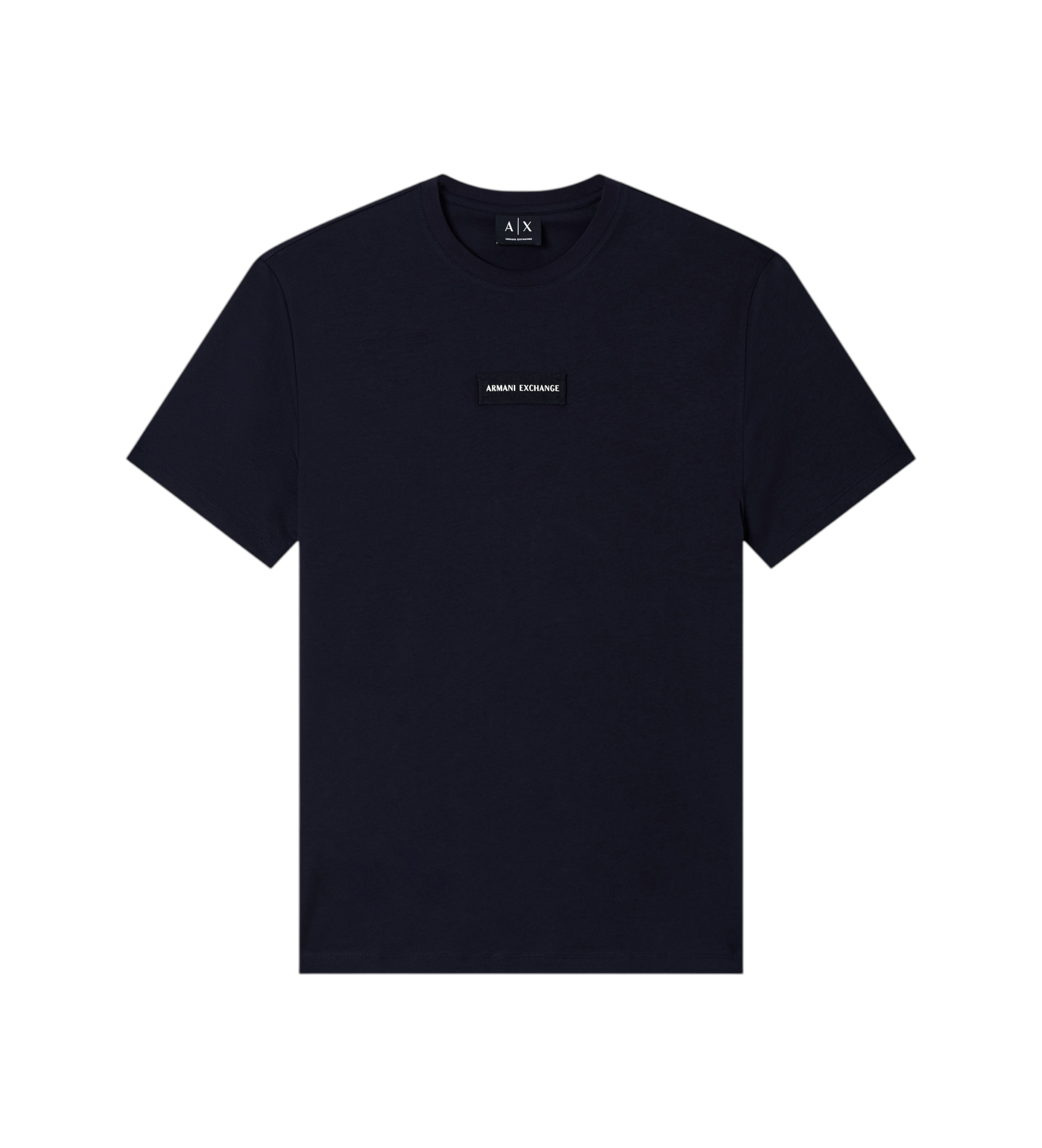 A|X Armani Exchange für Herren. XM002471AF10356UB101 Marineblaues Freizeit-T-Shirt (S), Lässig, Grün, Baumwolle, Kurzarm