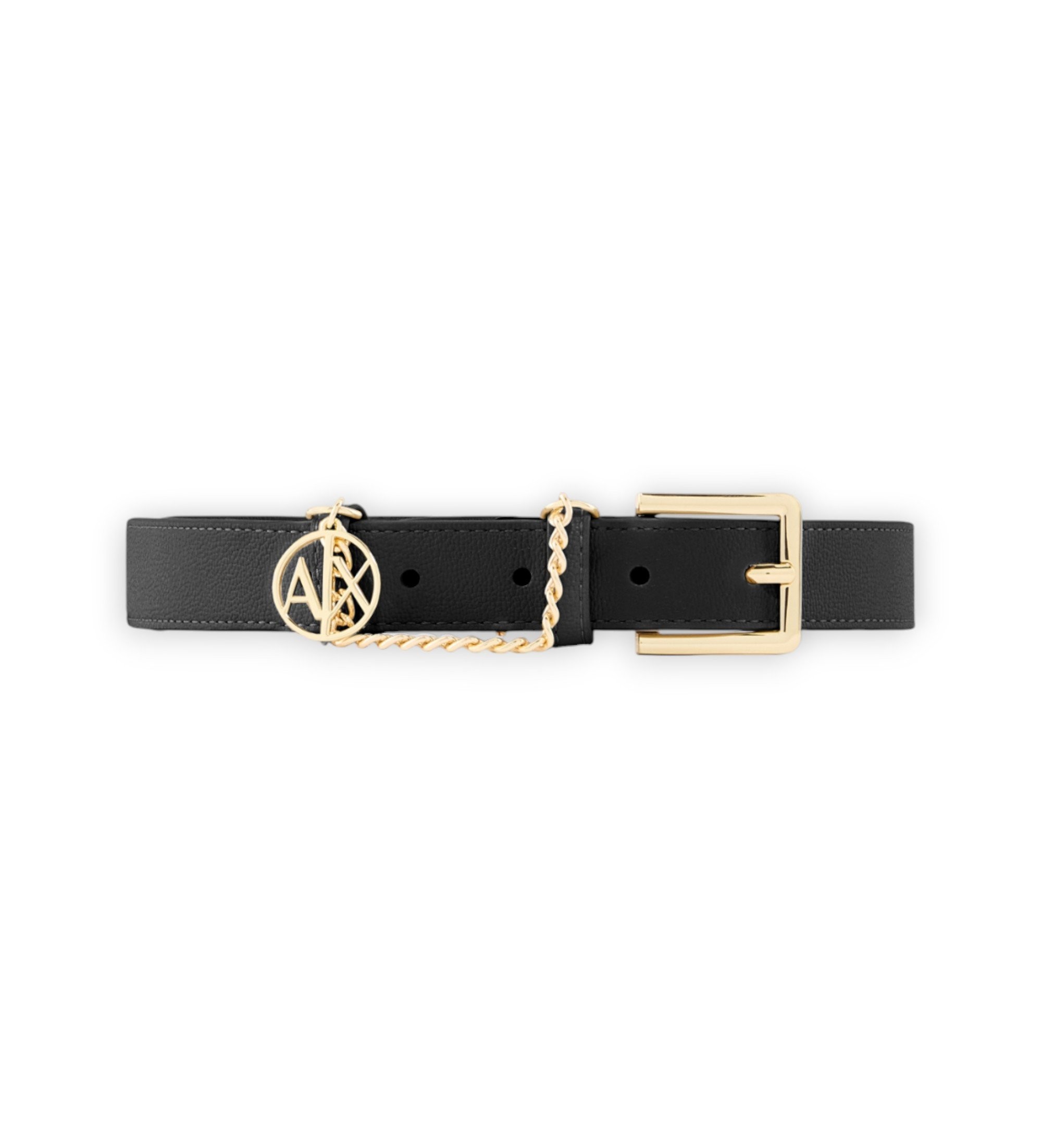 A|X Armani Exchange für Damen. XW002622AF22692UC001 Zungengurt schwarz (75cm), Synthetisch, Klassisch