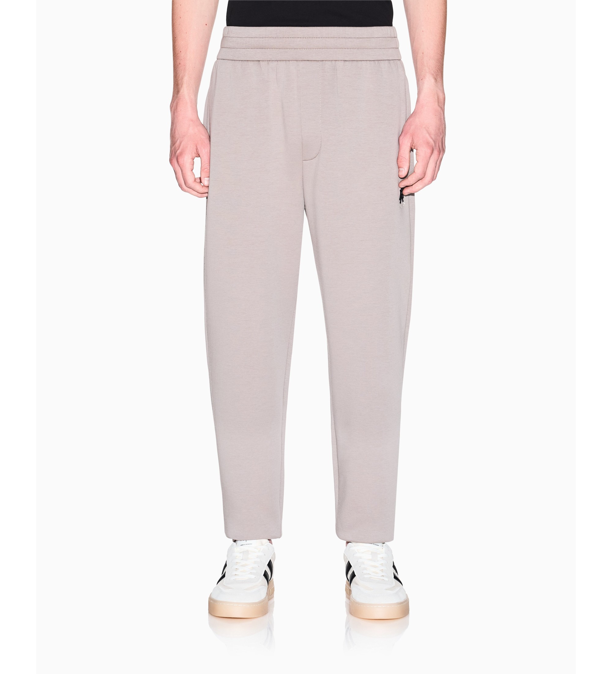 A|X Armani Exchange für Herren. XM001778AF10818U6107 Driftwood Jogger Hose grau (S), Lässig, Baumwolle