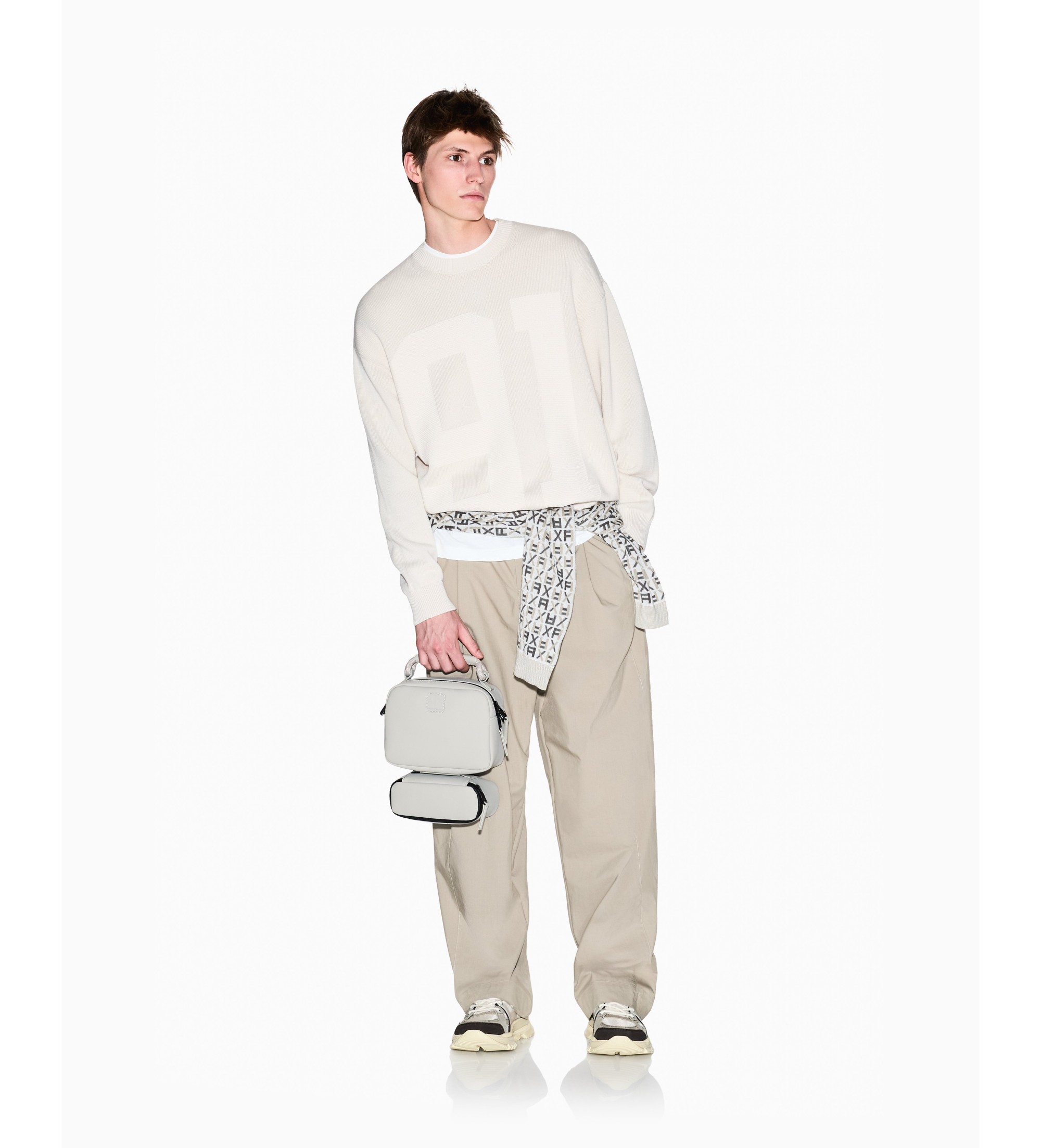 A|X Armani Exchange für Herren. XM002274AF22686U6229 Winter Twig Trousers braun (36), Lässig, Baumwolle