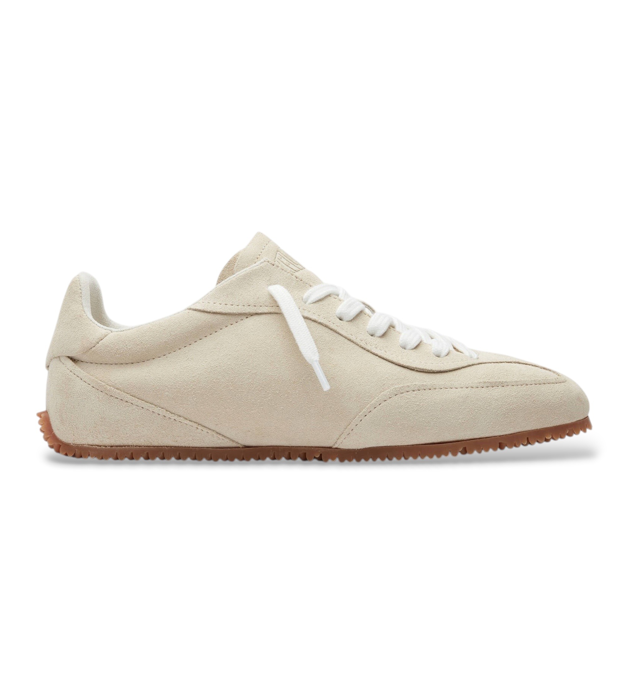 Axel Arigatovoor vrouwen. F3536001 Beige suède Daze Runner sneakers (37), Plat, Veters, Casual