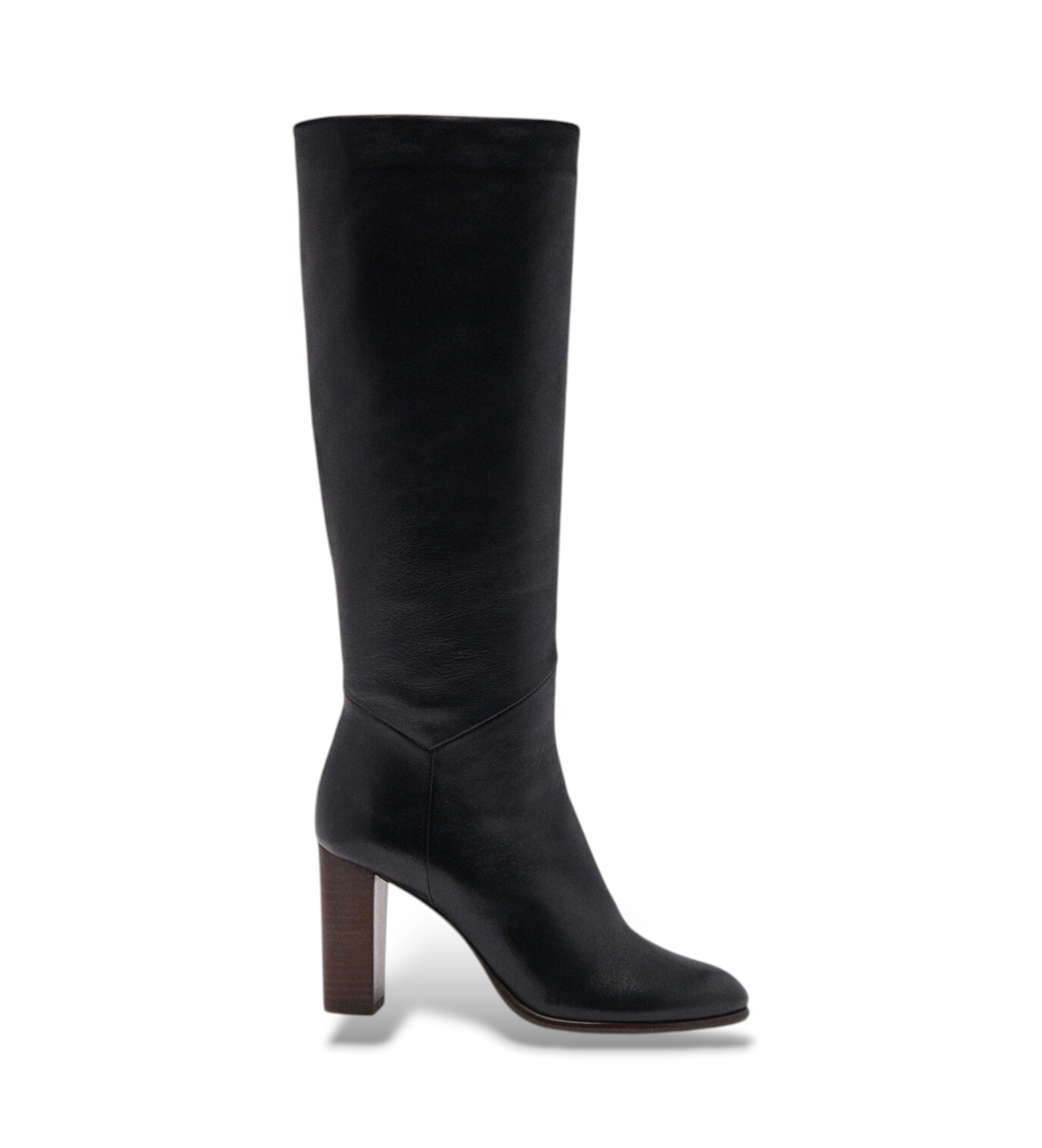 BA&SH für Damen. 2H22CIRY Schwarze Lederstiefel Ciry (39), 3 bis 5 cm, Spaltleder, Keine, Lässig