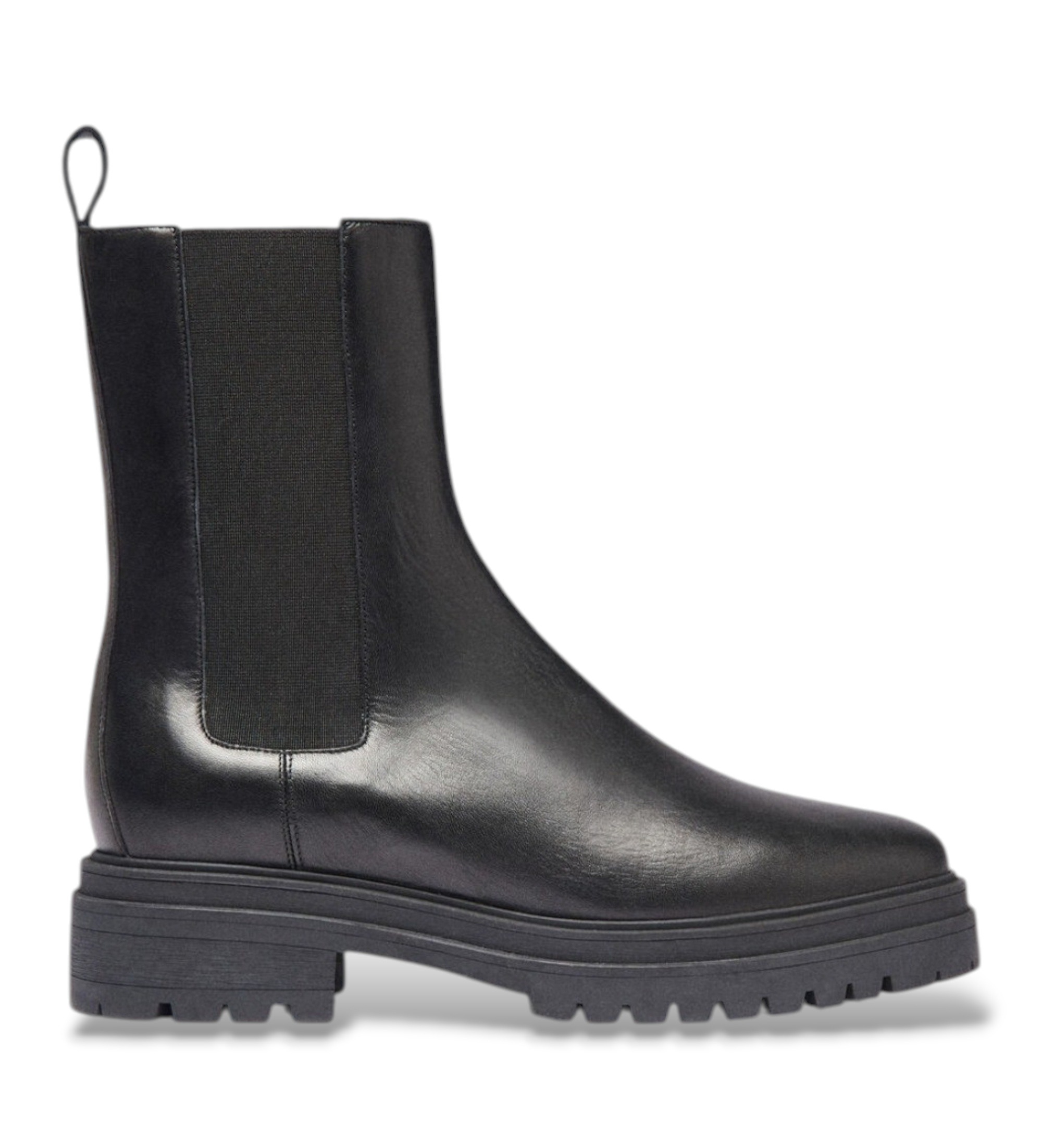 BA&SH für Damen. 2H20CODA Coda Lederstiefel schwarz (40), 3 bis 5 cm, Keine, Lässig