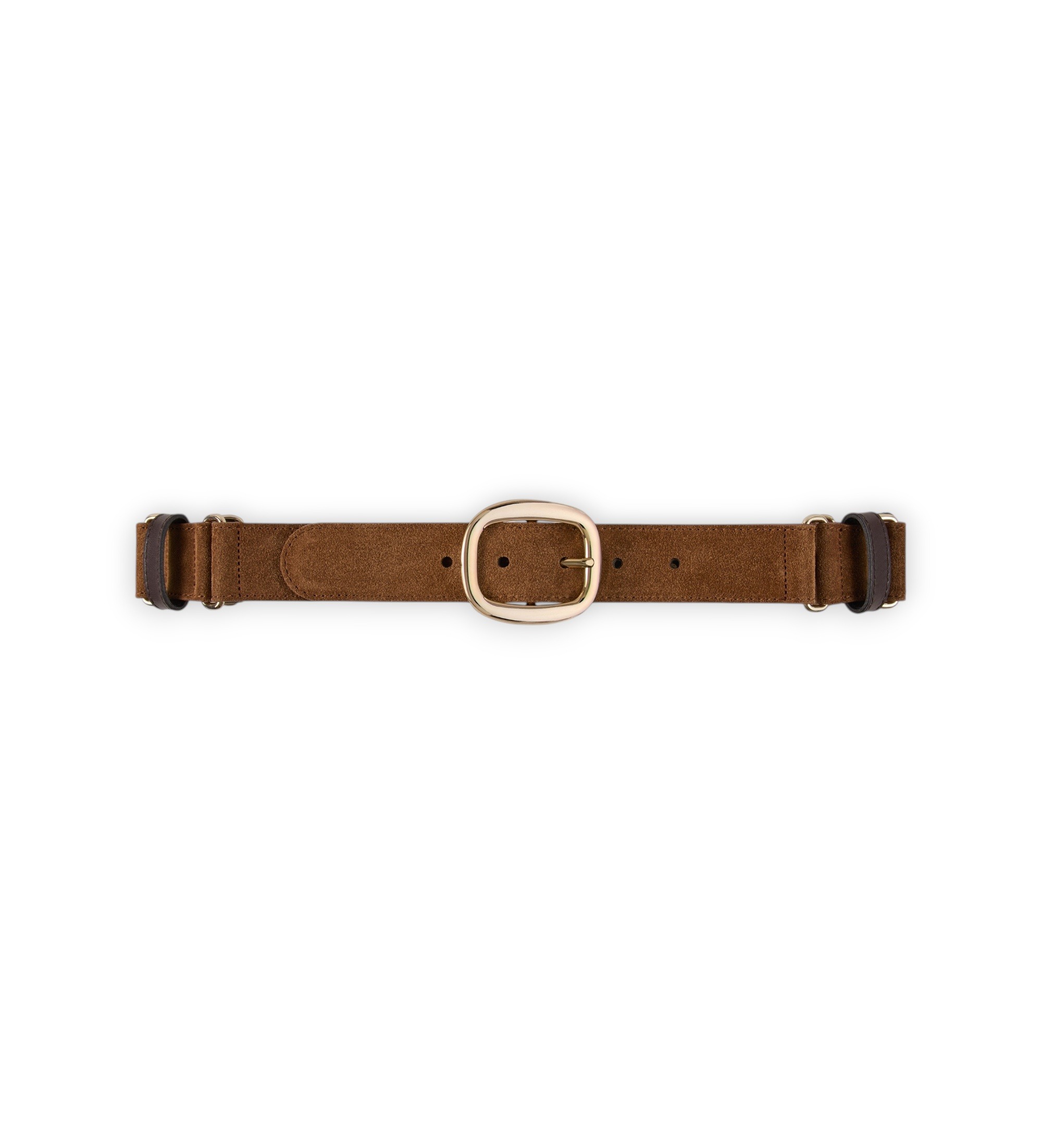 BA&SHvoor vrouwen. 2H26MBAN Bruine Banel leren riem (85cm), Casual