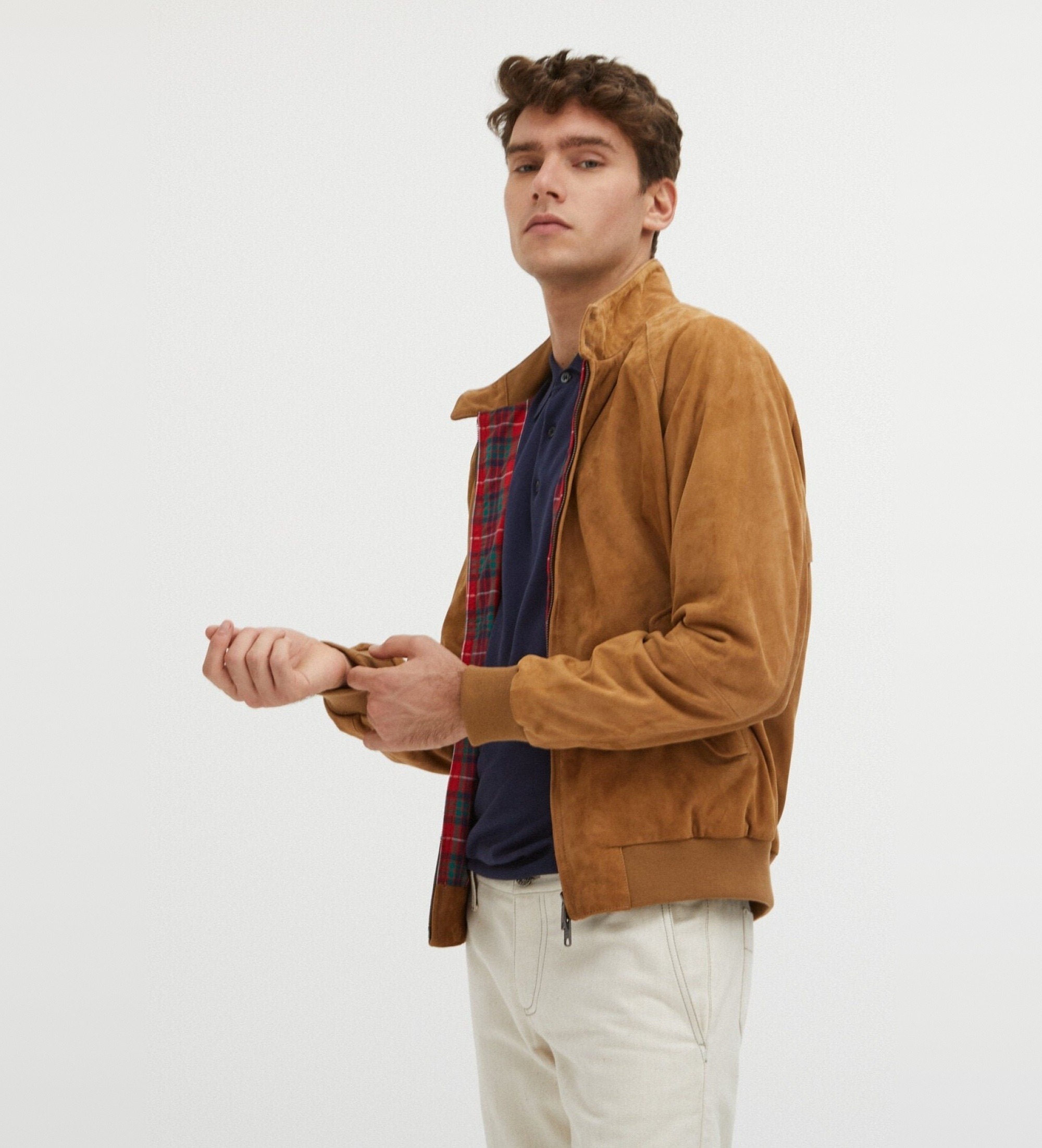 Baracuta für Herren. BRCPS0939UT2623 Lederjacke G9 braun (S), Lässig