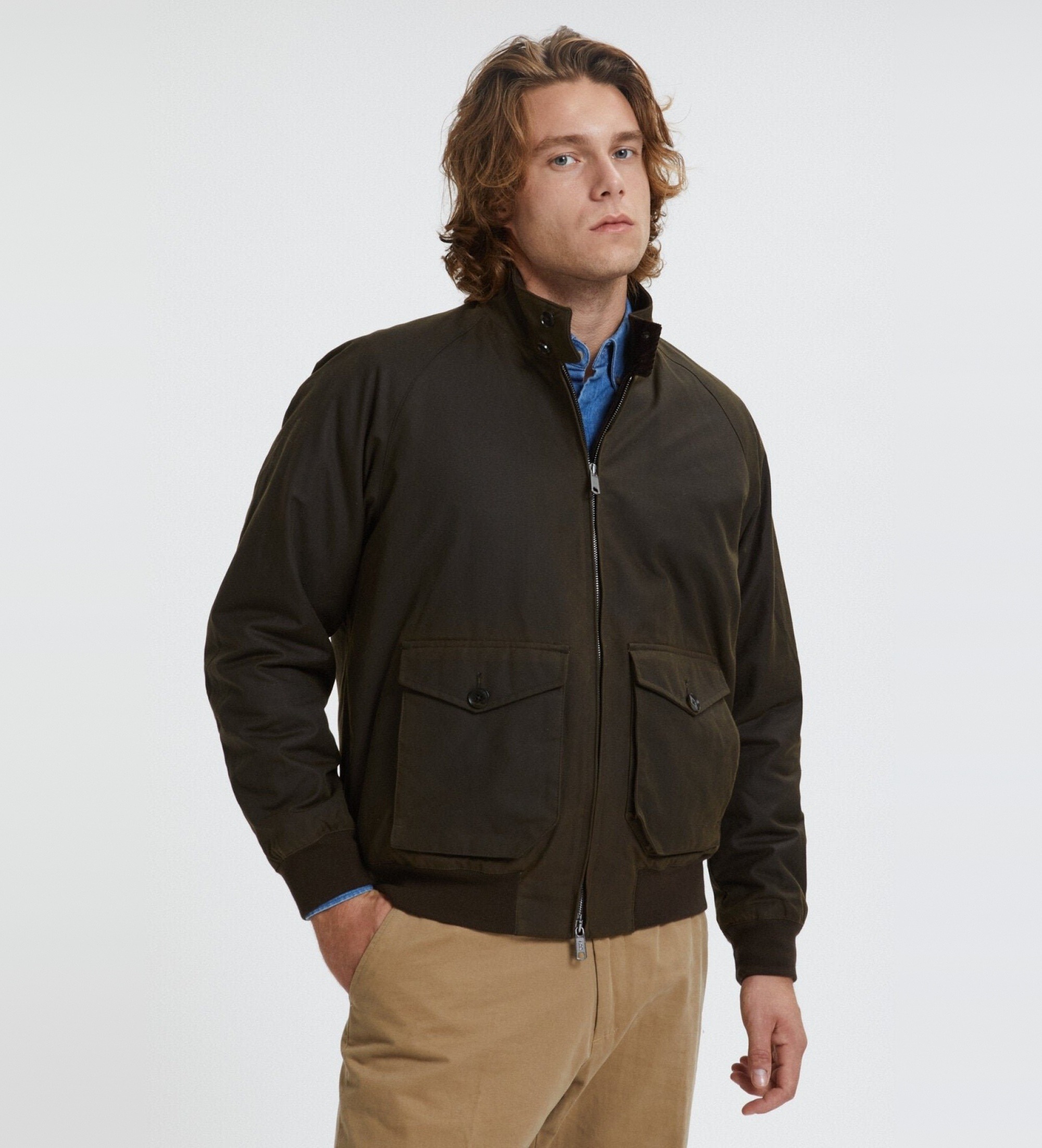 Baracuta für Herren. BRCPS0992UT1998 Braune Waxed G9 Pocket Jacke (XL), Lässig, Baumwolle