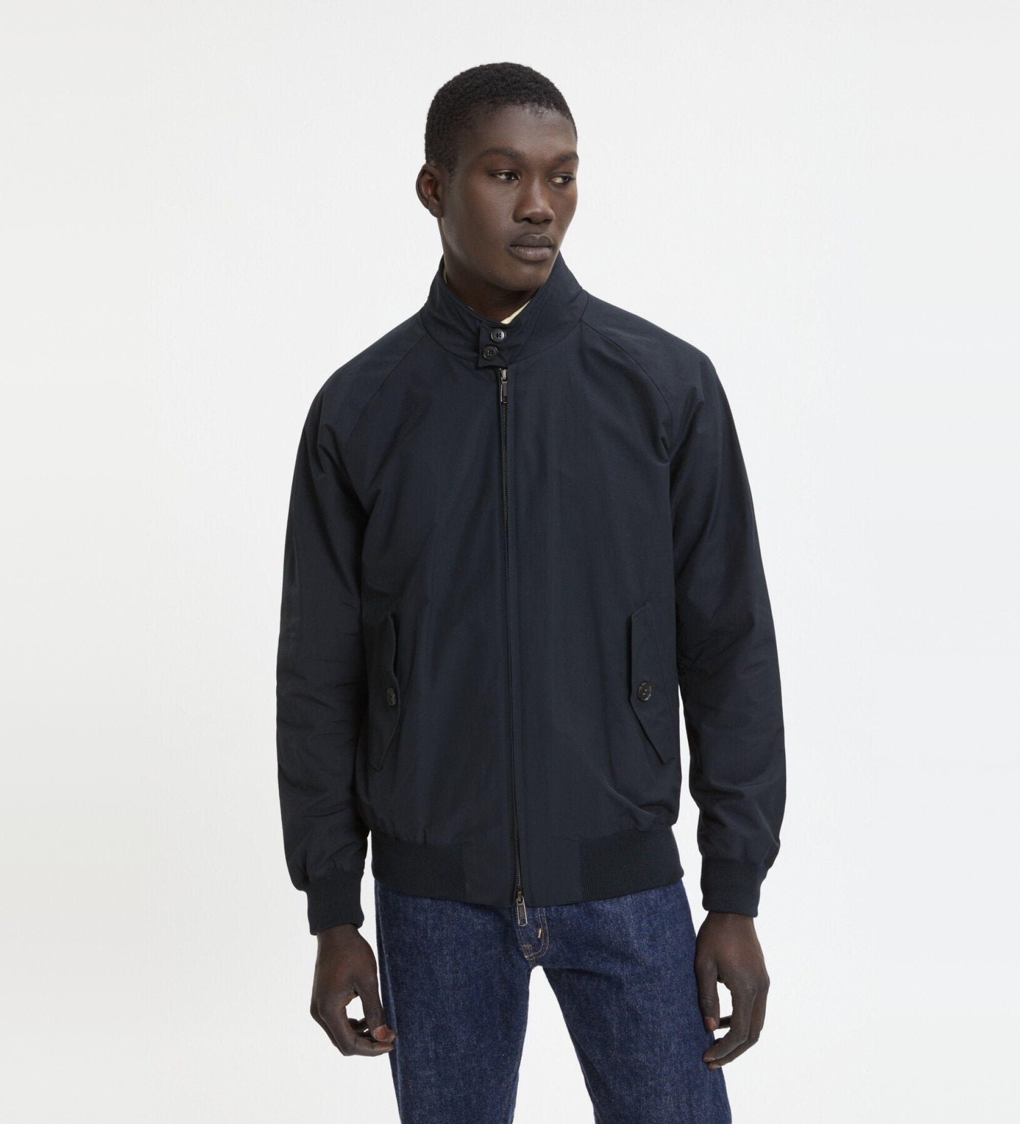 Baracuta für Herren. BRCPS0001BCNY1 Harrington-Jacke G9 navy (M), Lässig, Polyester, Marine