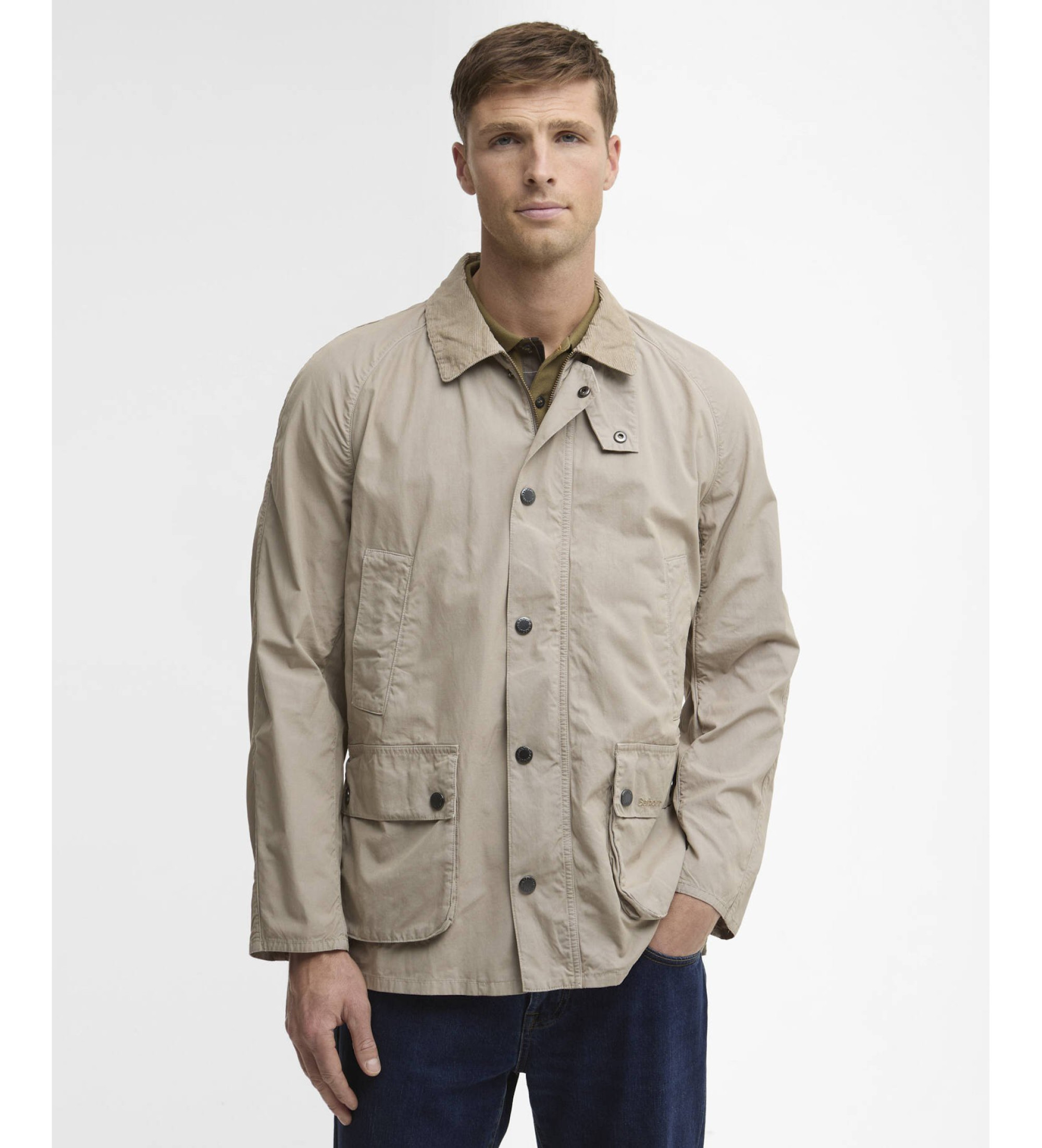 Barbour für Herren. MCA0792 Braune Ashby Jacke (XXL), Lässig, Baumwolle