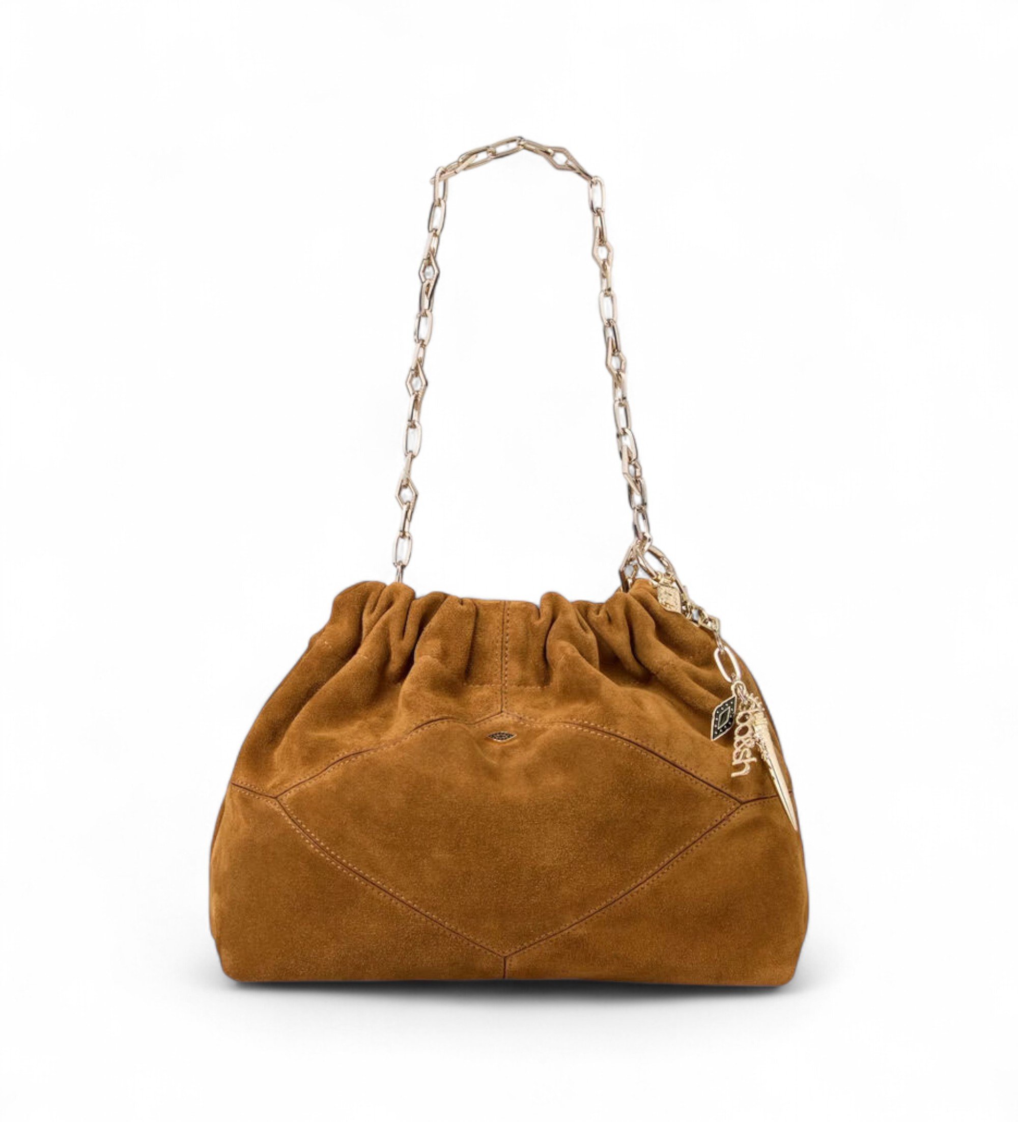 BA&SH für Damen. 2H25MJTS June braune Lederhandtasche (OSFA), Lässig