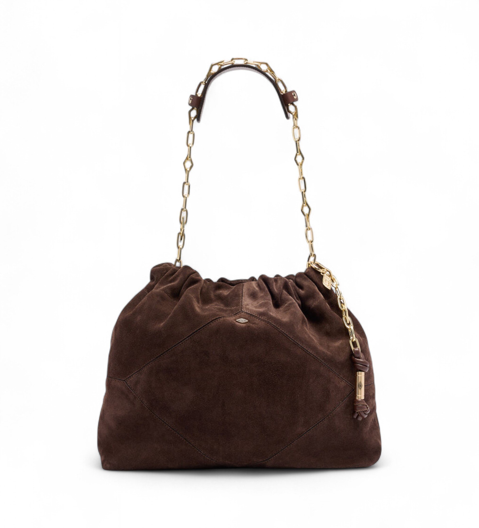 BA&SH für Damen. 2H24CFMS Braune Ledertasche June (OSFA), Lässig