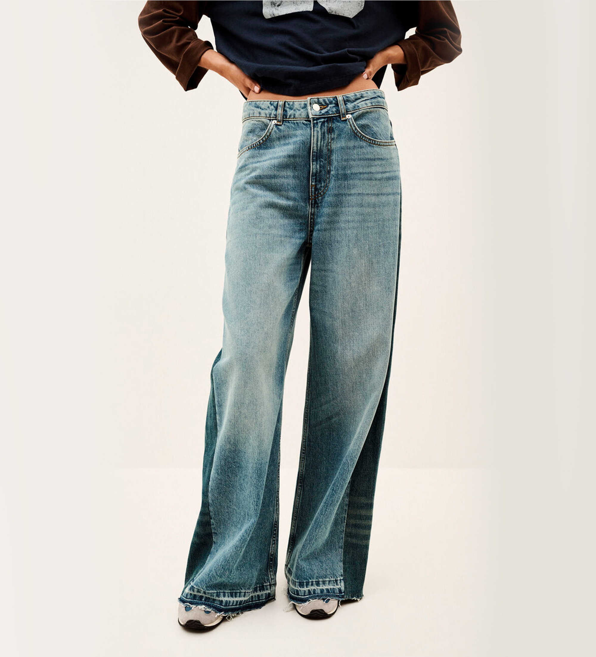 BA&SH für Damen. 1H26MISL Jeans Mislav blau (38), Lässig, Baumwolle, Denim