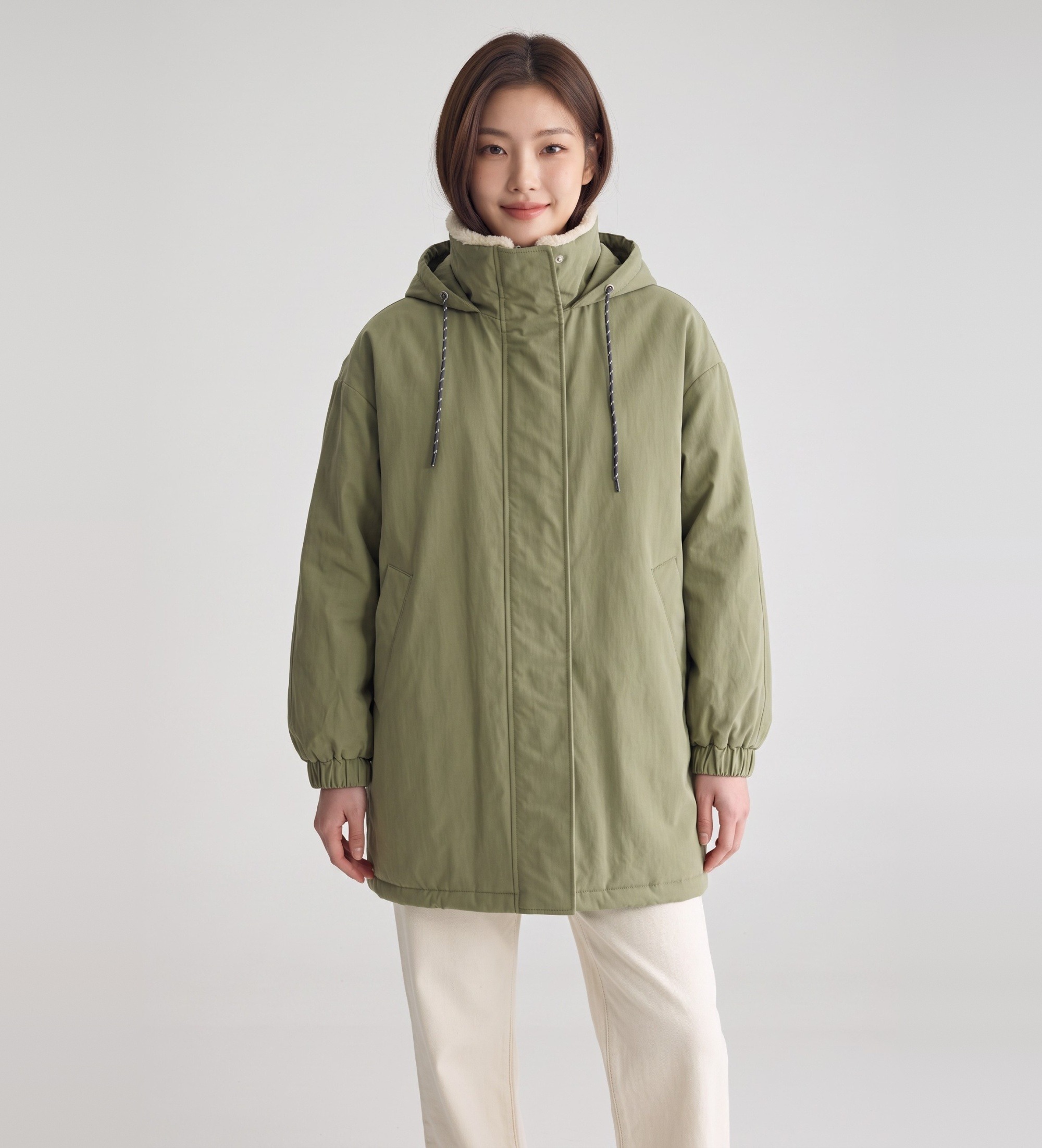Bellerose für Damen. BW262518 P1722 Mantel Jade62 grün grün (S), Lässig, Baumwolle