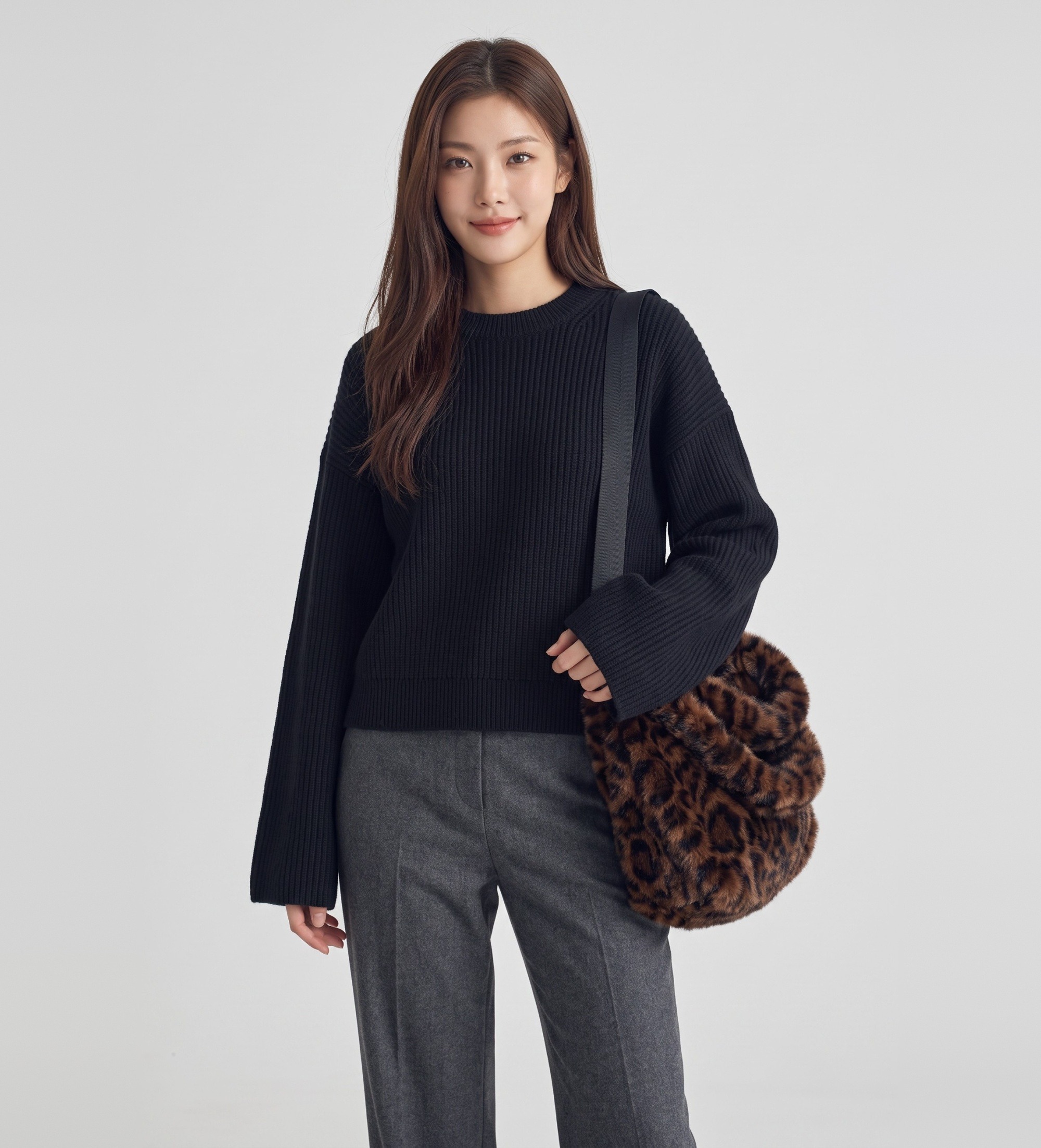 Bellerose für Damen. BW262822 F2625 Braune Jelga-Tasche (OSFA), Lässig, Tierdruck, Polyester