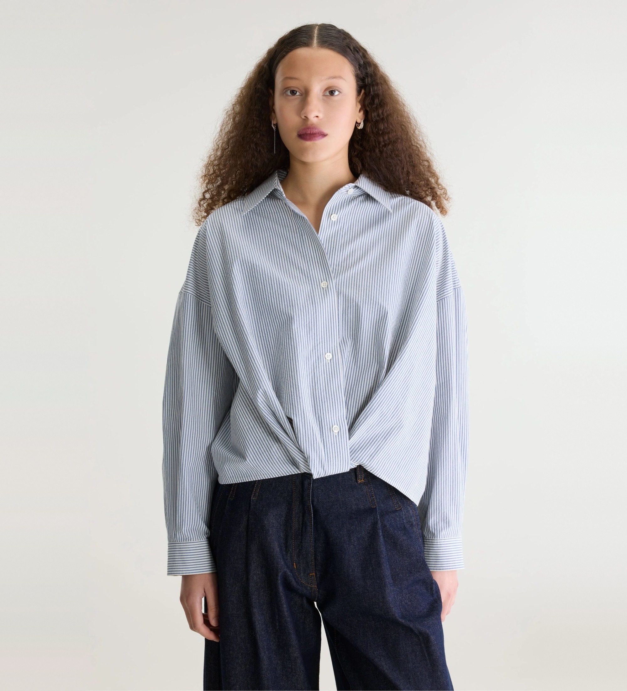 Bellerose für Damen. BW262418 S1158 Hemd Tonny blau (XS), Lässig, Baumwolle, Langarm