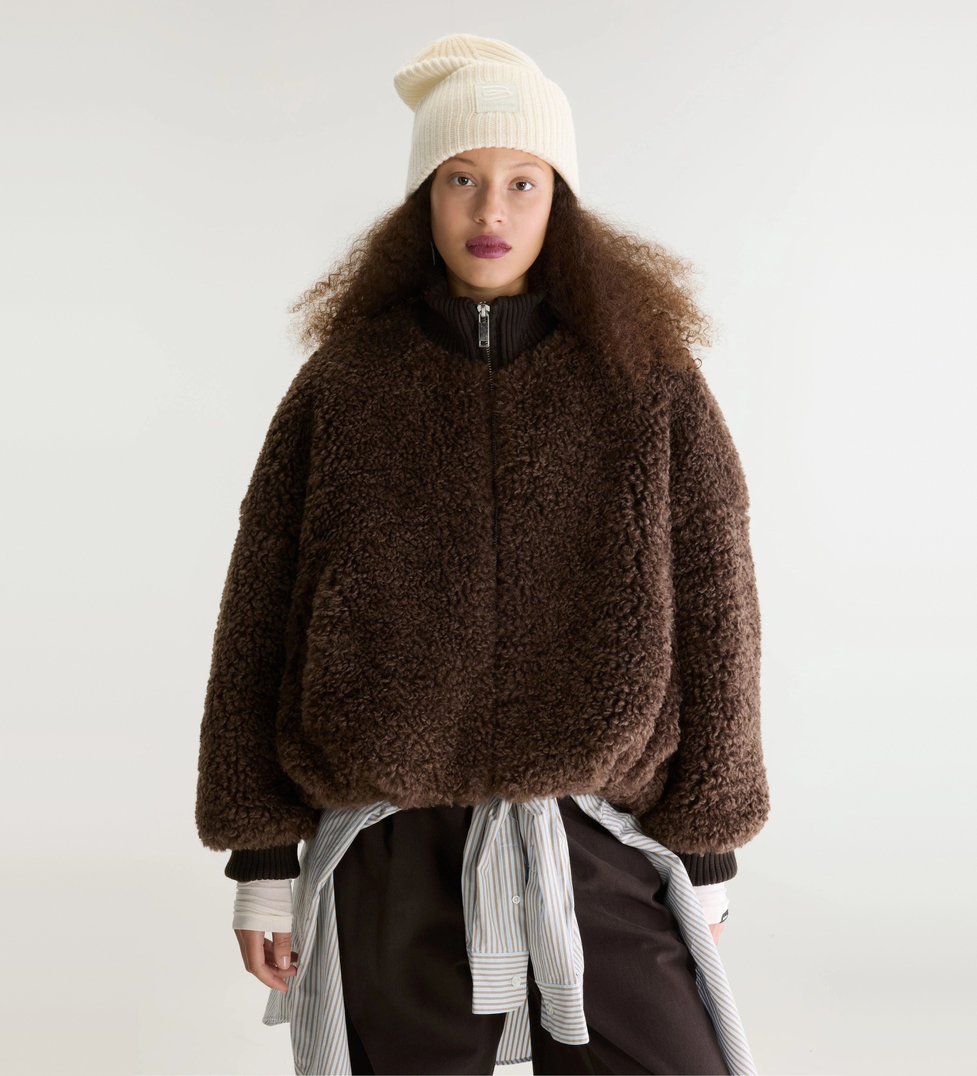 Bellerose für Damen. BW262321 T1805 Braune Jallis62-Jacke (XXS/XS), Lässig, Polyester