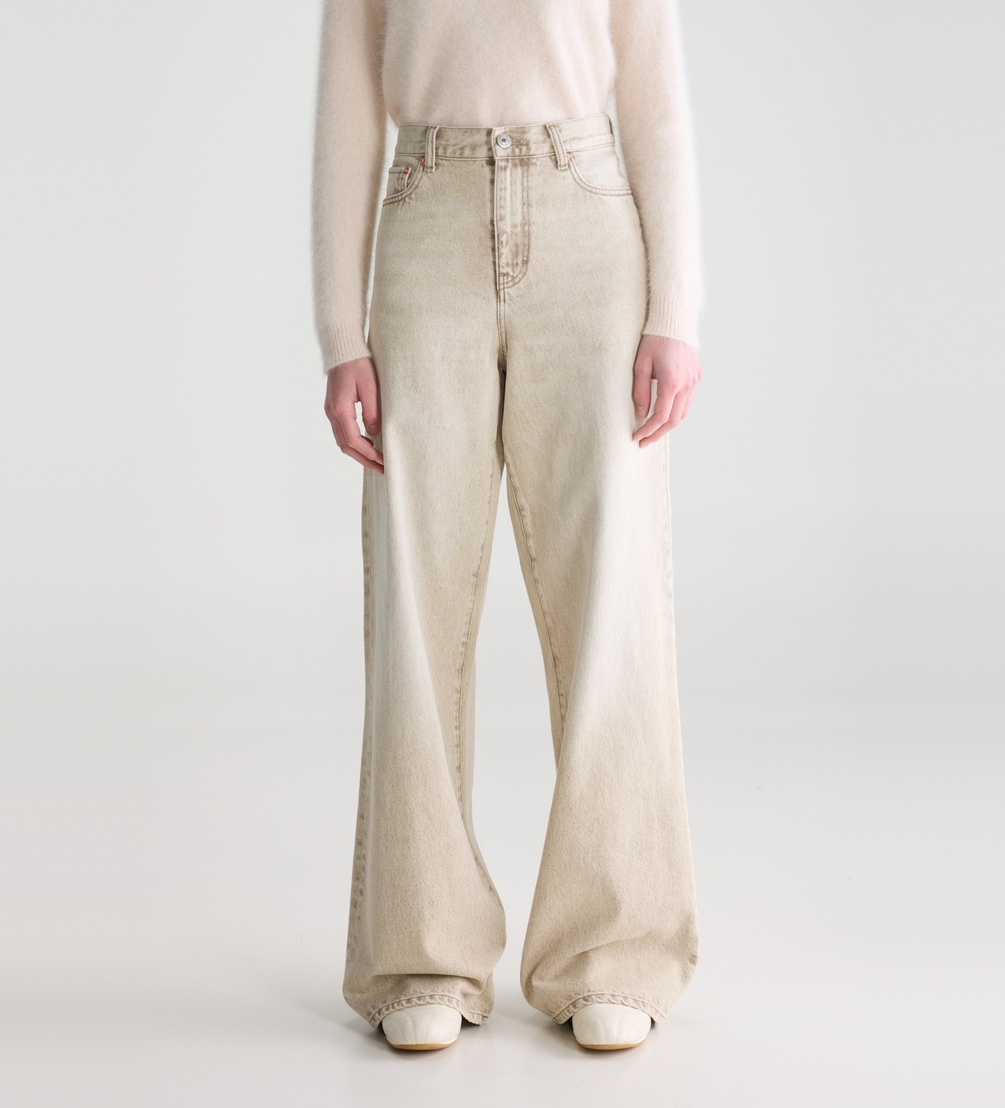 Bellerose für Damen. BW262178 D0569 Jeans Parthe62 beige (24), Lässig, Baumwolle